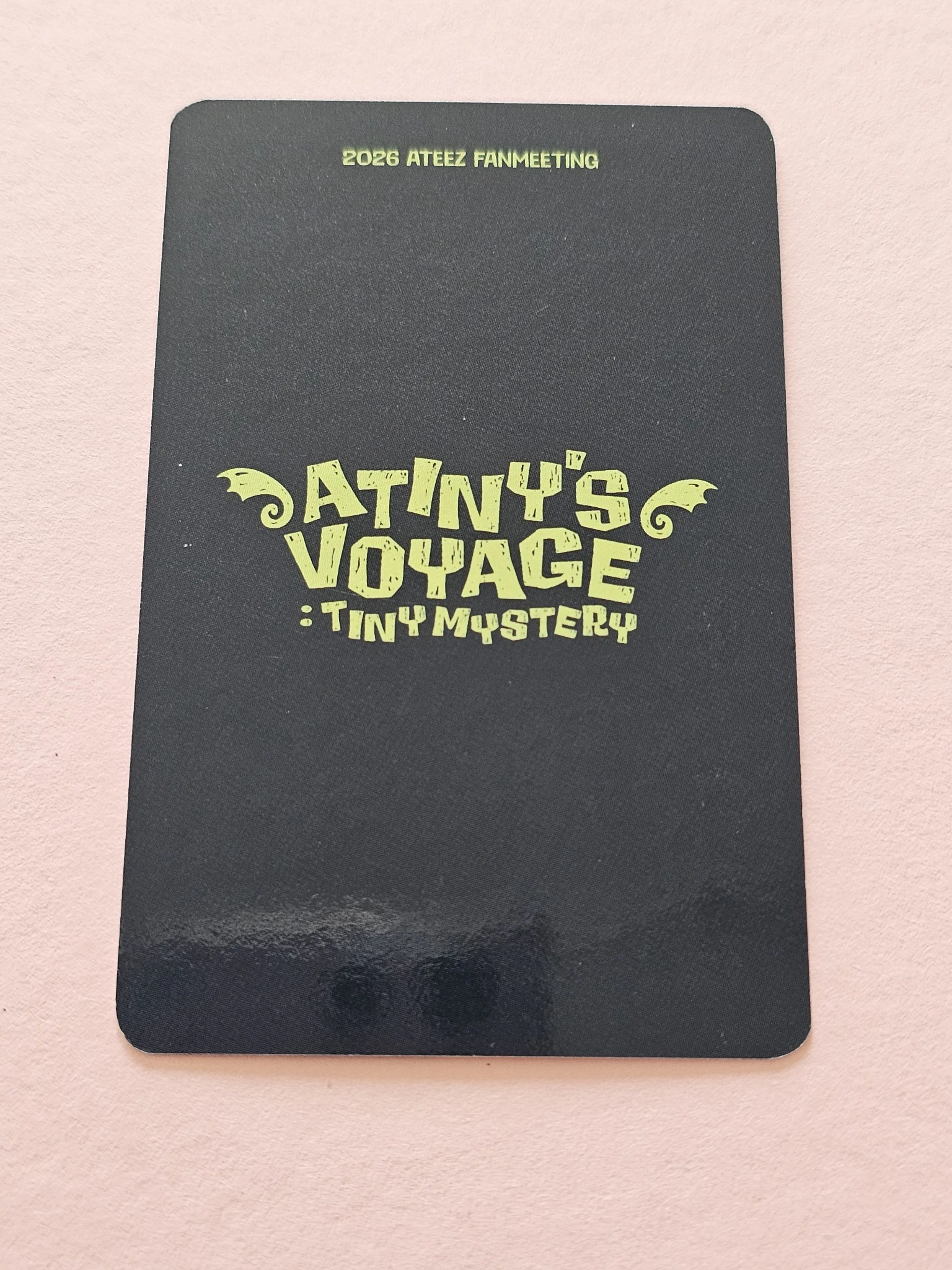 ATEEZ Mingi ATEEZ - Mingi - 2026 ATEEZ Fanmeeting - Atiny's Voyage: Tiny Mystery Event fan meeting fromm store package version purchase benefit merch photocard listing photo 2