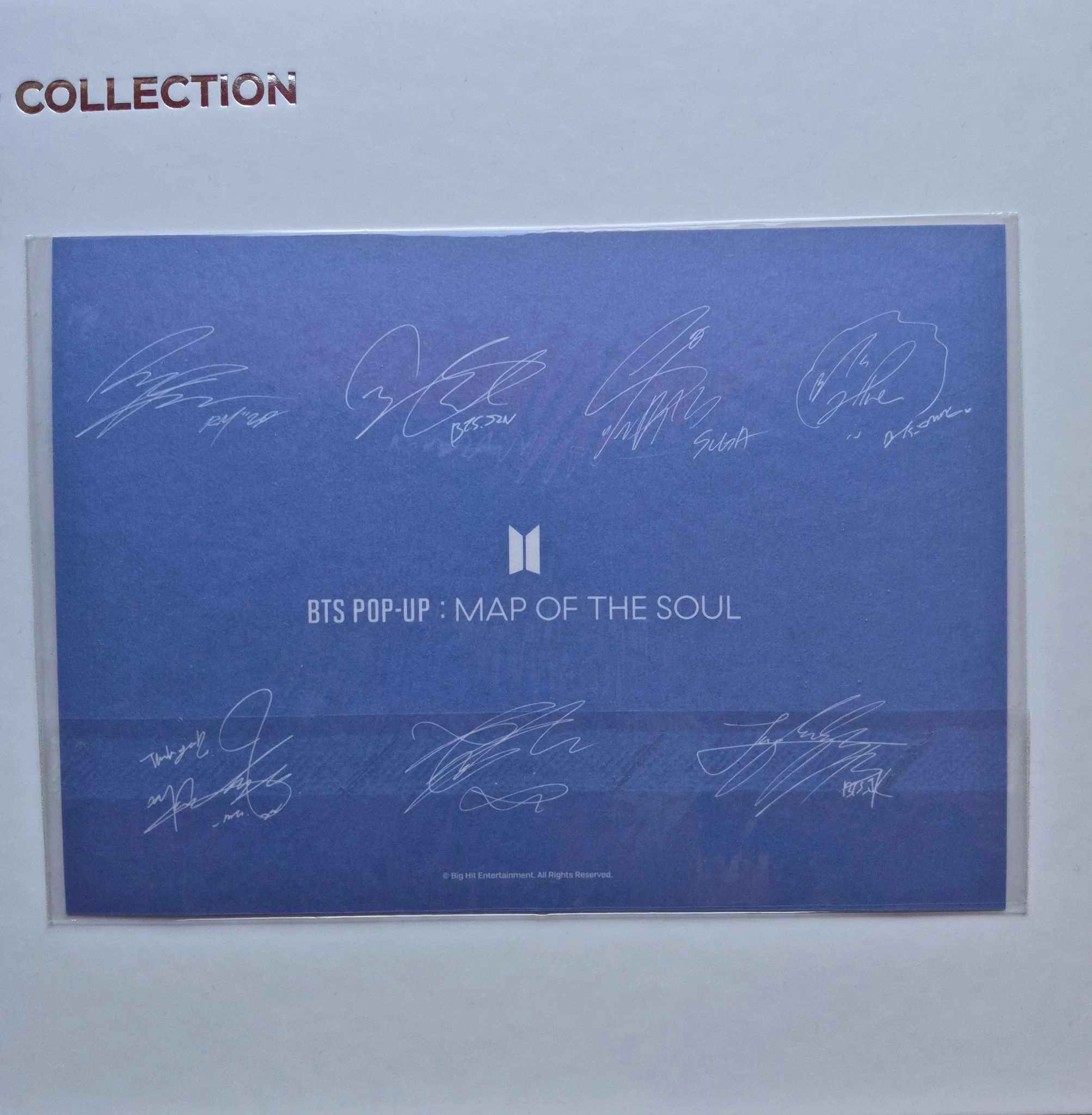BTS BTS - BTS Pop-Up: Map Of The Soul Showcase Event postcard online purchase benefit event listing photo 2