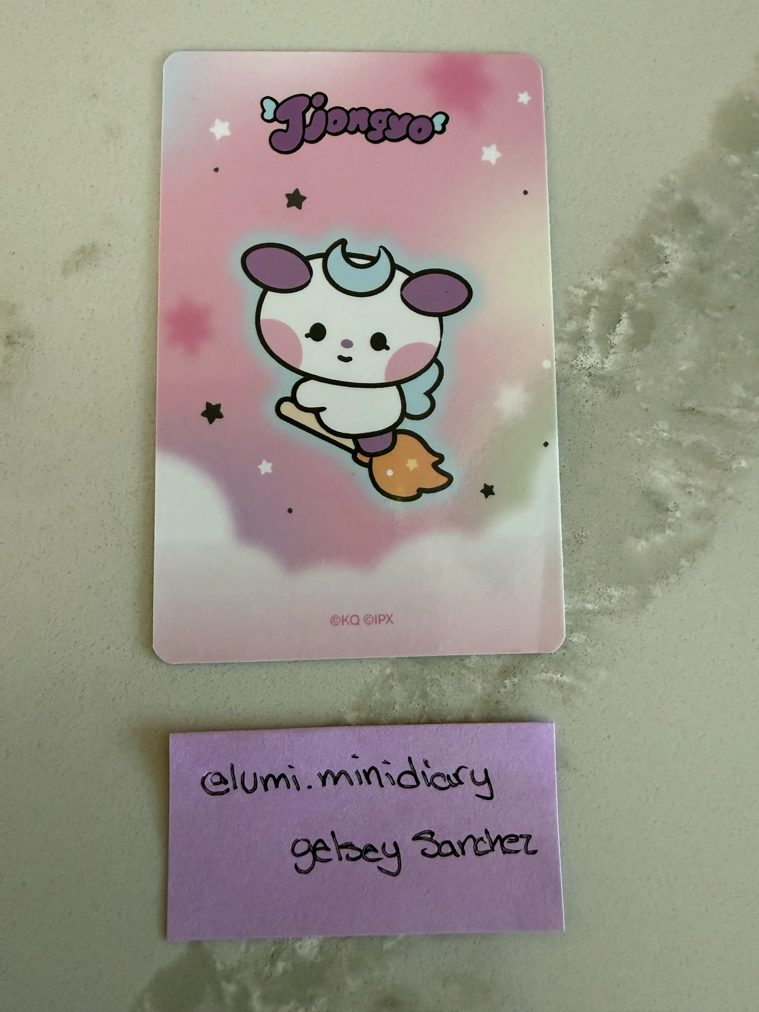 ATEEZ Jongho ATEEZ - Jongho - MIGHTEEZ Other merch photocard trading card listing photo 2
