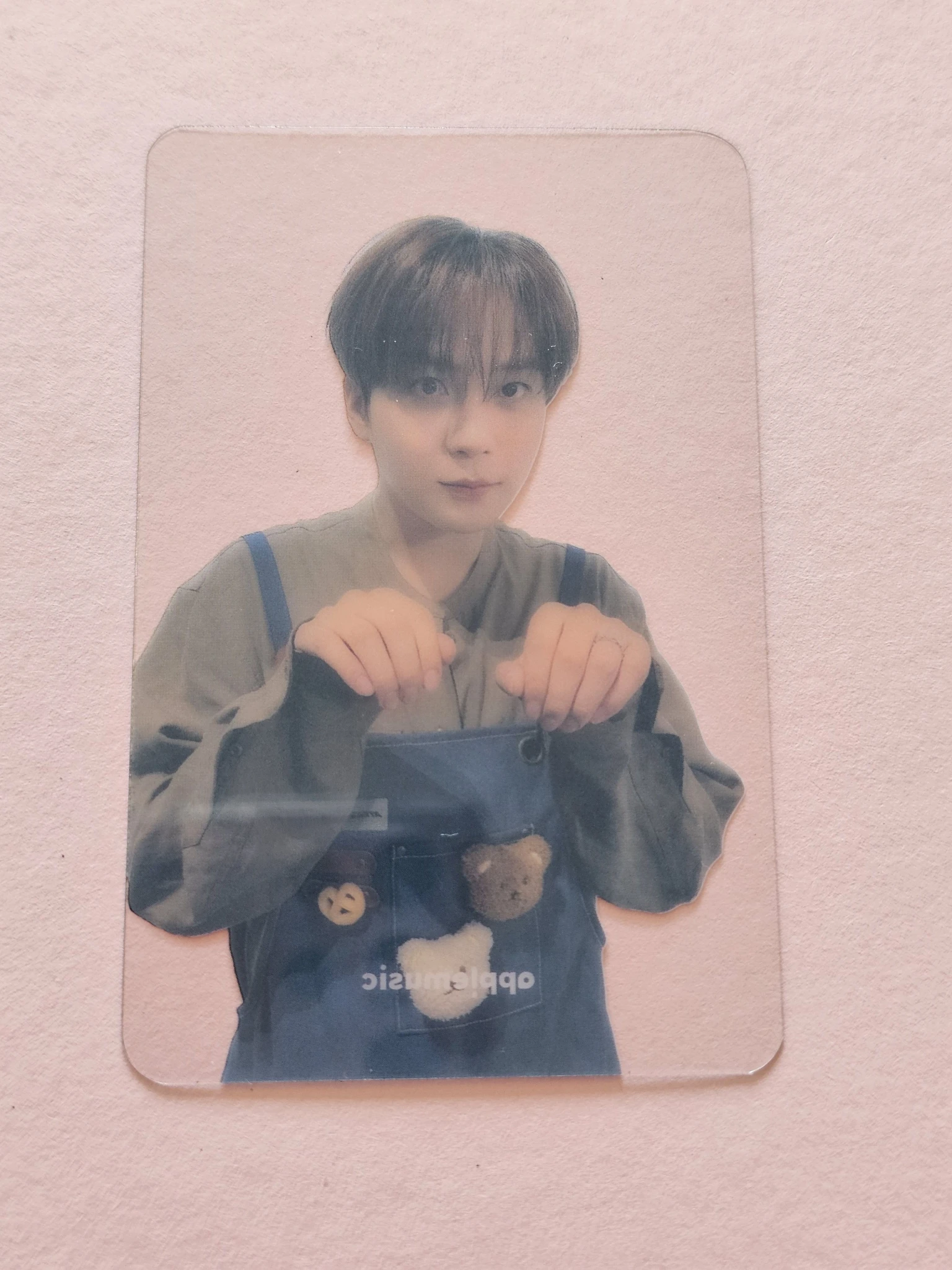 ATEEZ Jongho ATEEZ - Jongho - GOLDEN HOUR : Part.5 Album apple music cafe event round 2 video call/fancall transparent/translucent listing photo 2