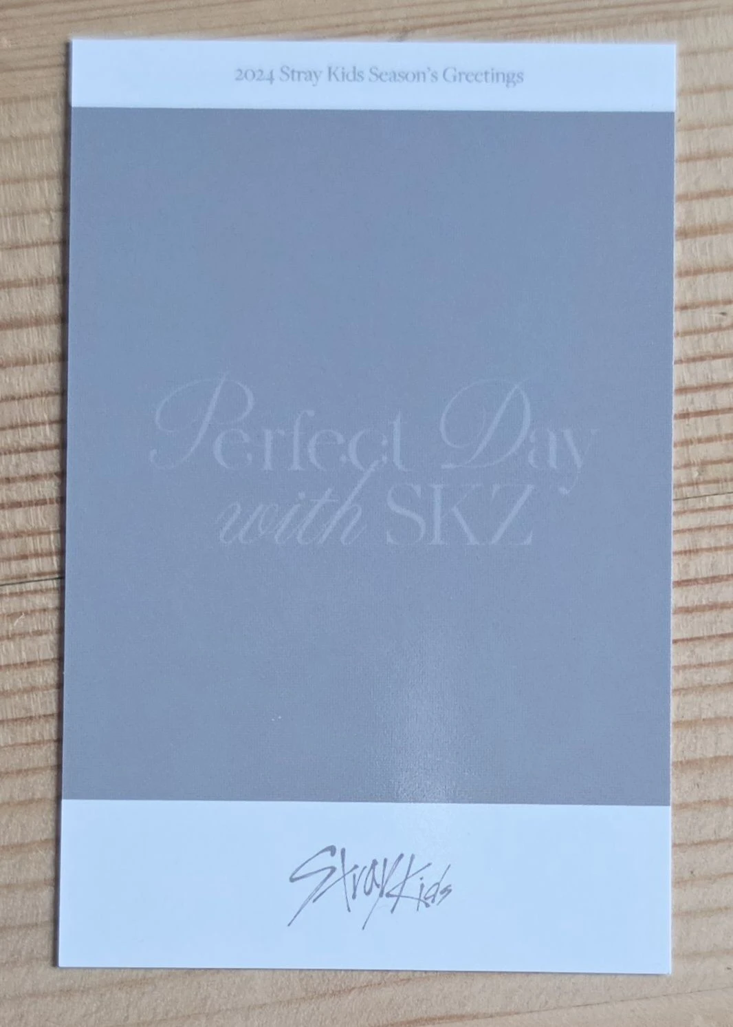 Stray Kids Bang Chan Stray Kids - Bang Chan - 2024 Season's Greetings - Perfect Day with SKZ Other pob (pre-order benefit) season's greetings polaroid support store listing photo 2