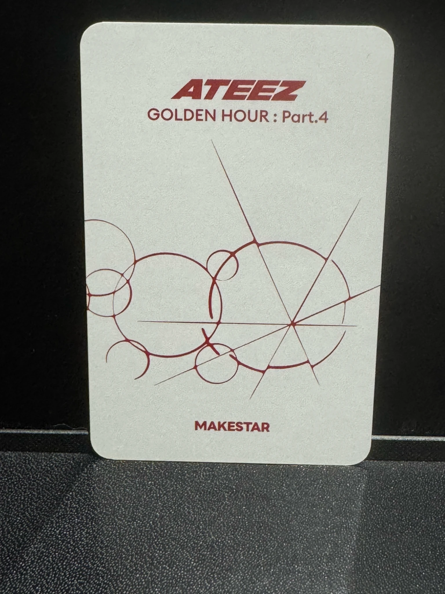 ATEEZ Jongho ATEEZ - Jongho - Golden Hour : Part.4 Album makestar lucky draw listing photo 2