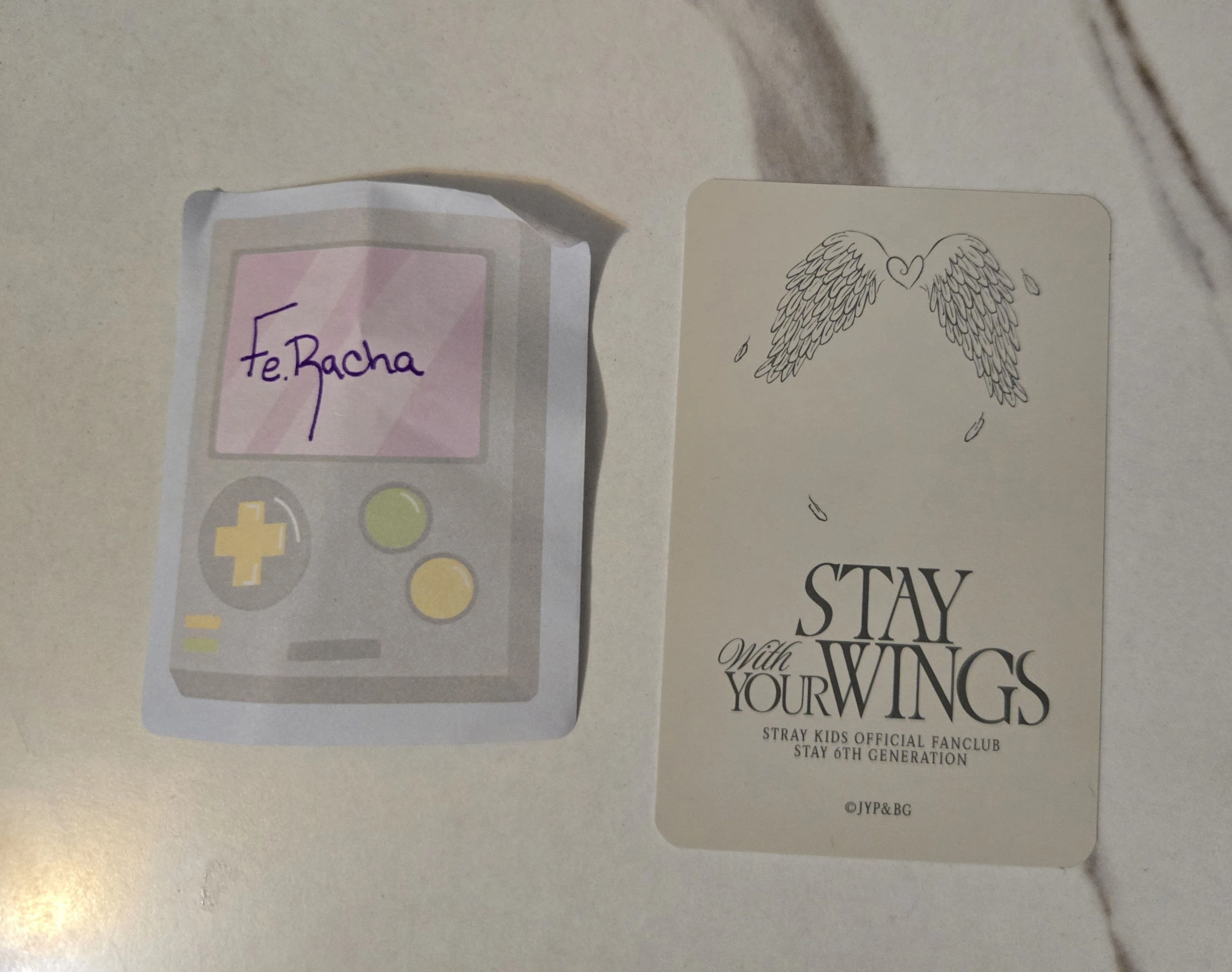 Stray Kids Bang Chan Stray Kids - Bang Chan - STAY With Your Wings-6th Fanclub Other photocard set listing photo 2