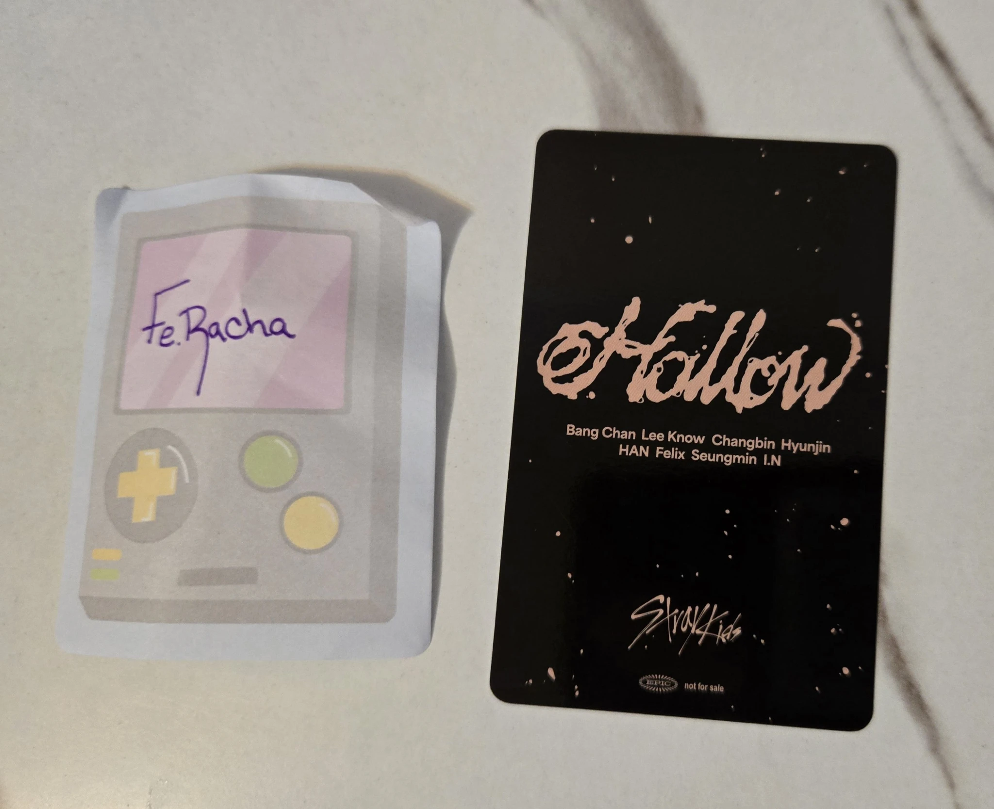 Stray Kids Stray Kids - Hyunjin & Changbin - Hollow Album album photocard jpfc (japan fanclub) unit listing photo 2