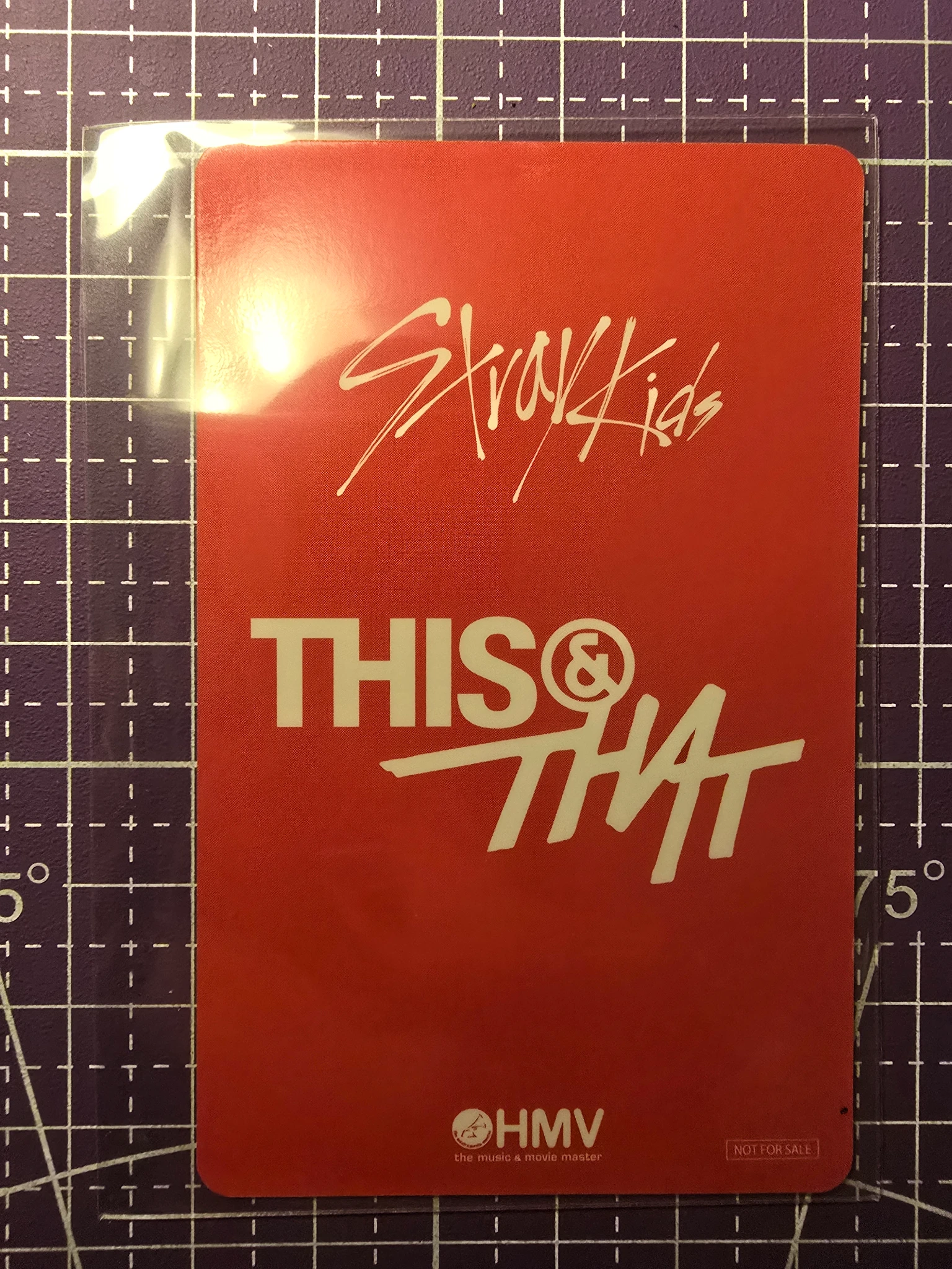 Stray Kids Felix Stray Kids - Felix - THIS & THAT Album A version hmv japan holographic (hologram) purchase benefit listing photo 2