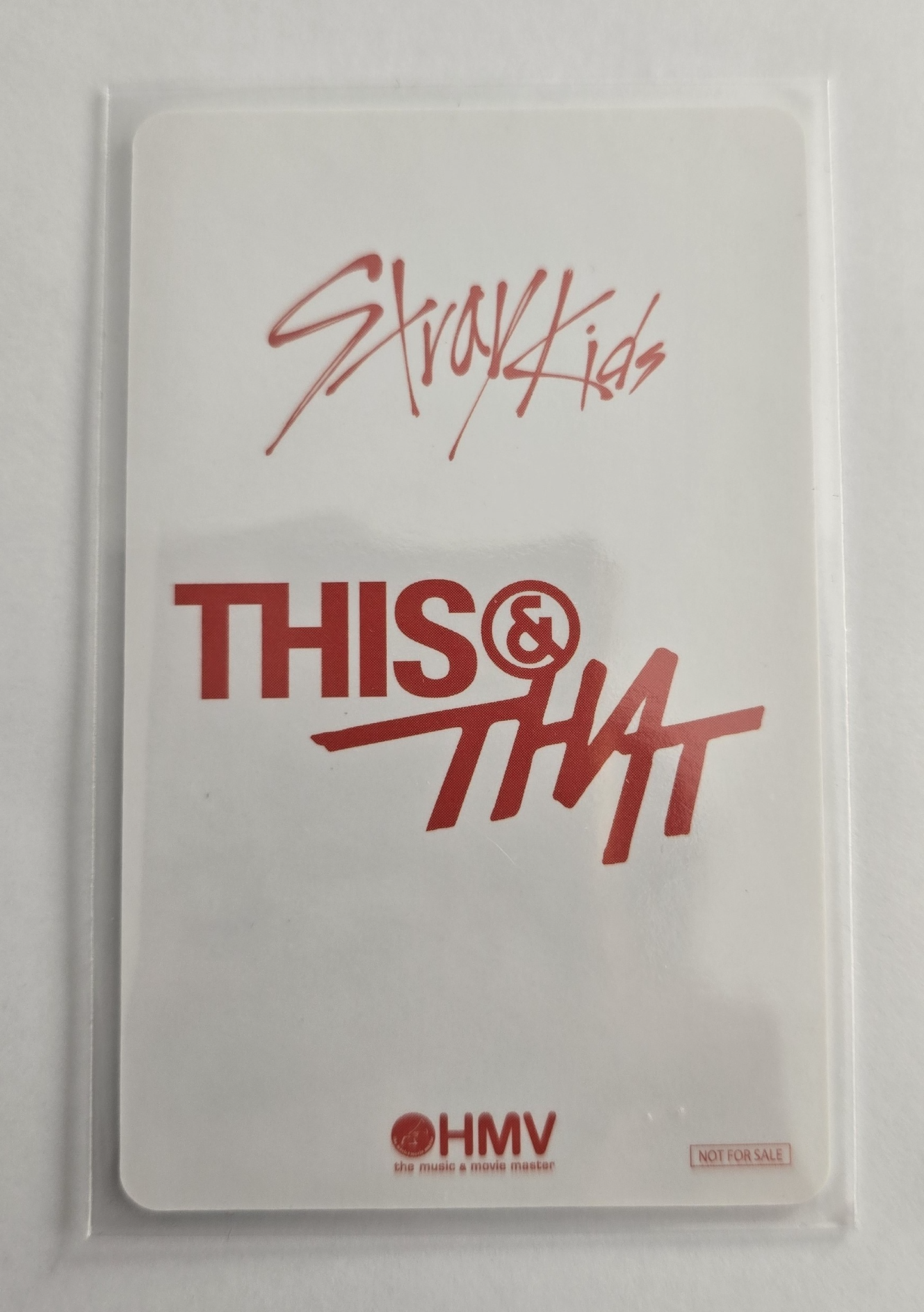 Stray Kids Bang Chan Stray Kids - Bang Chan - This & That Album lucky draw (LD) hmv japan listing photo 2