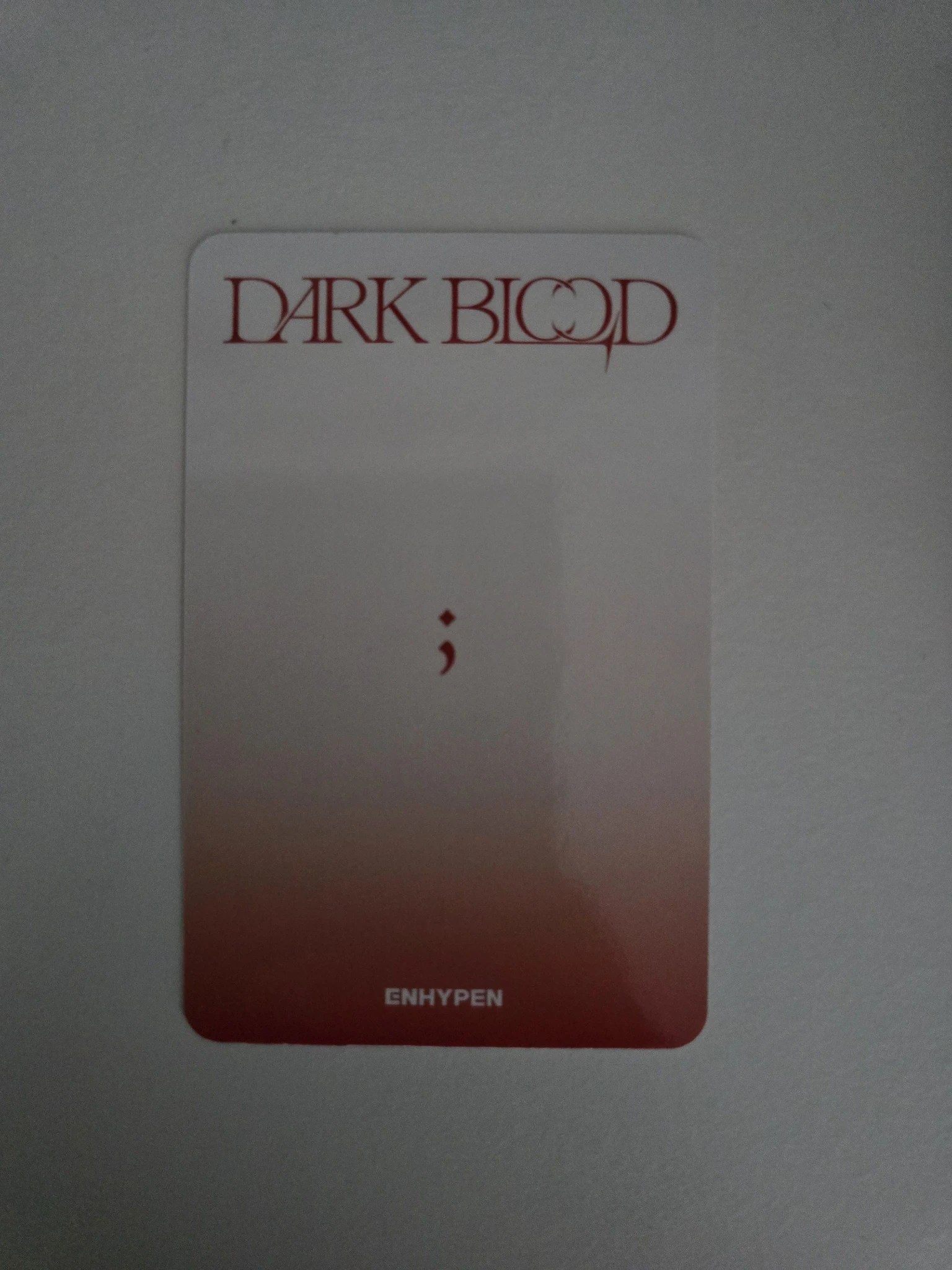 ENHYPEN Sunghoon ENHYPEN - Sunghoon - DARK BLOOD Album kpopmerch video call round 1 listing photo 2