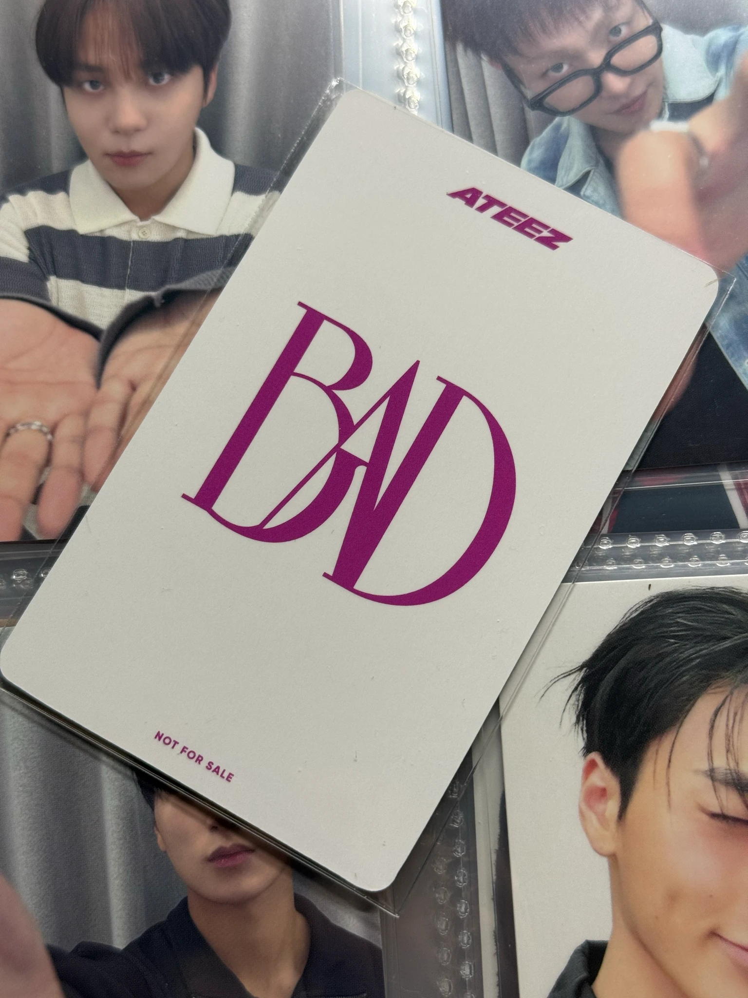 ATEEZ Jongho ATEEZ - Jongho - BAD Album showcase venue-limited listing photo 2