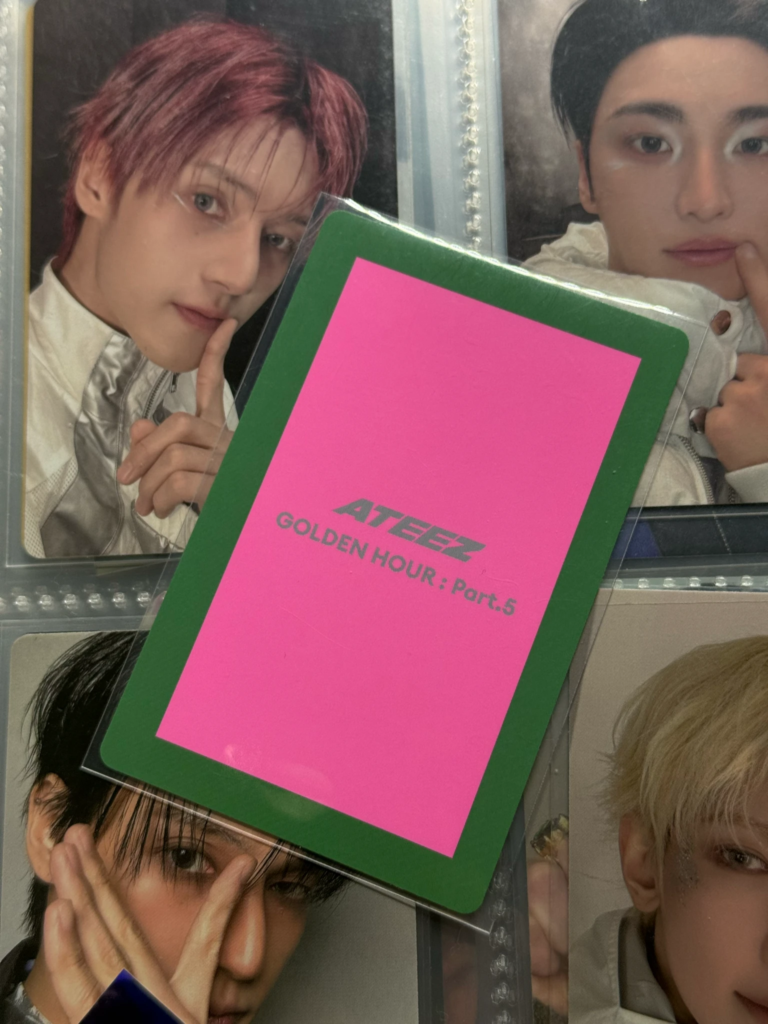 ATEEZ Yeosang ATEEZ - Yeosang - GOLDEN HOUR : Part.5 Album album photocard Z version version 2 listing photo 2
