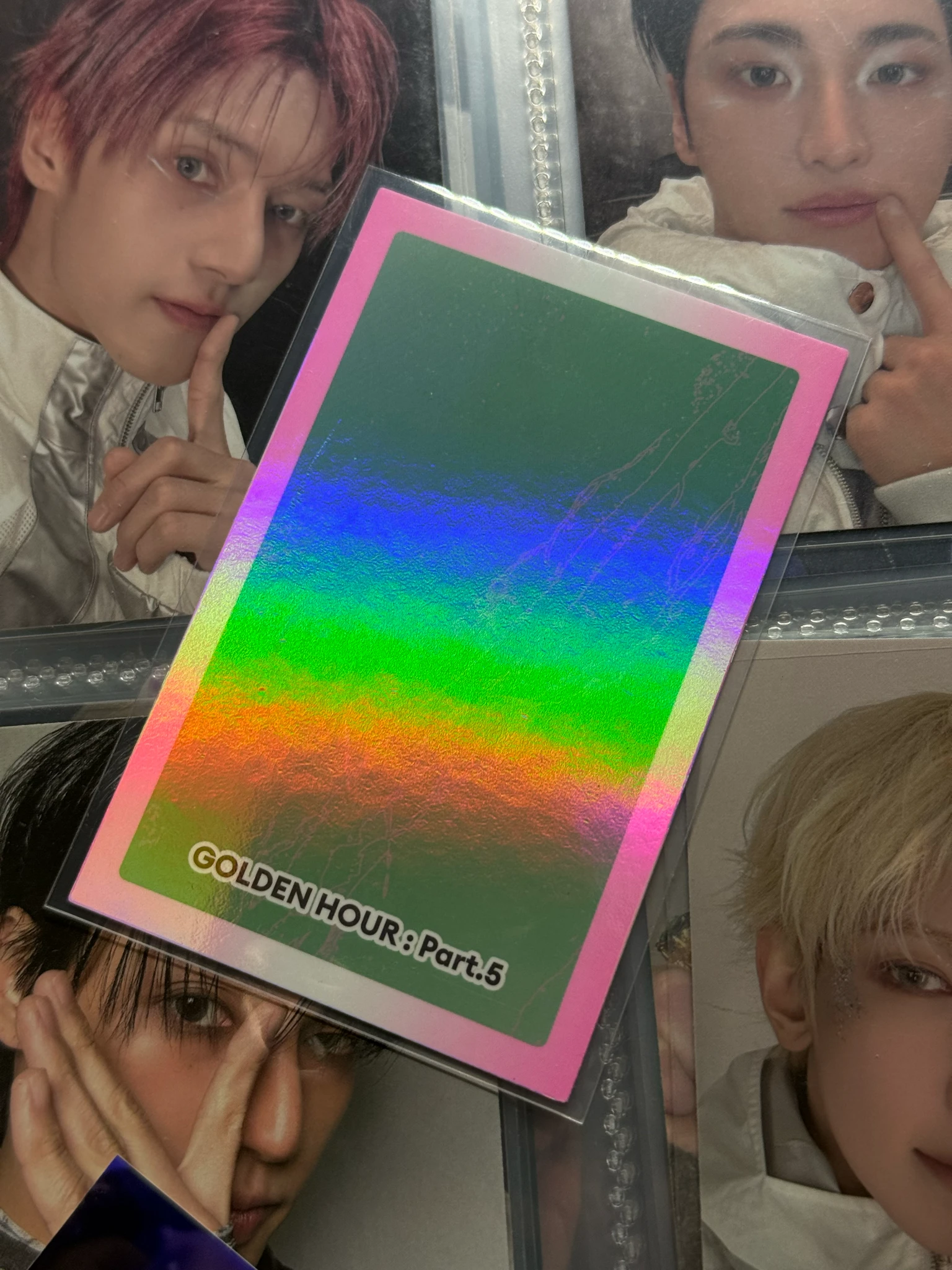 ATEEZ Jongho ATEEZ - Jongho - GOLDEN HOUR : Part.5 Album album photocard holographic (hologram) character card listing photo 2
