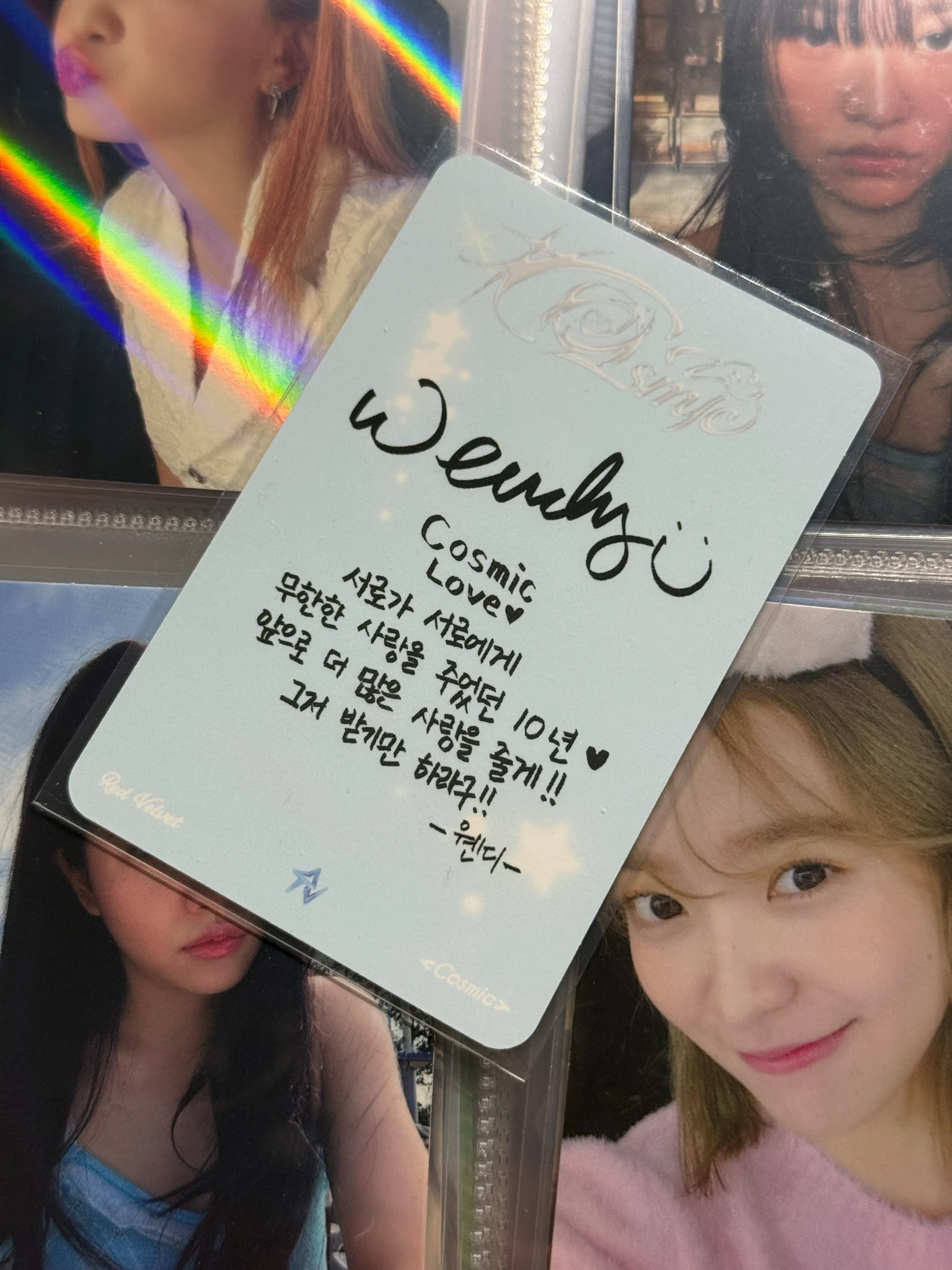 Red Velvet Wendy Red Velvet - Wendy - Cosmic Album album photocard listing photo 2
