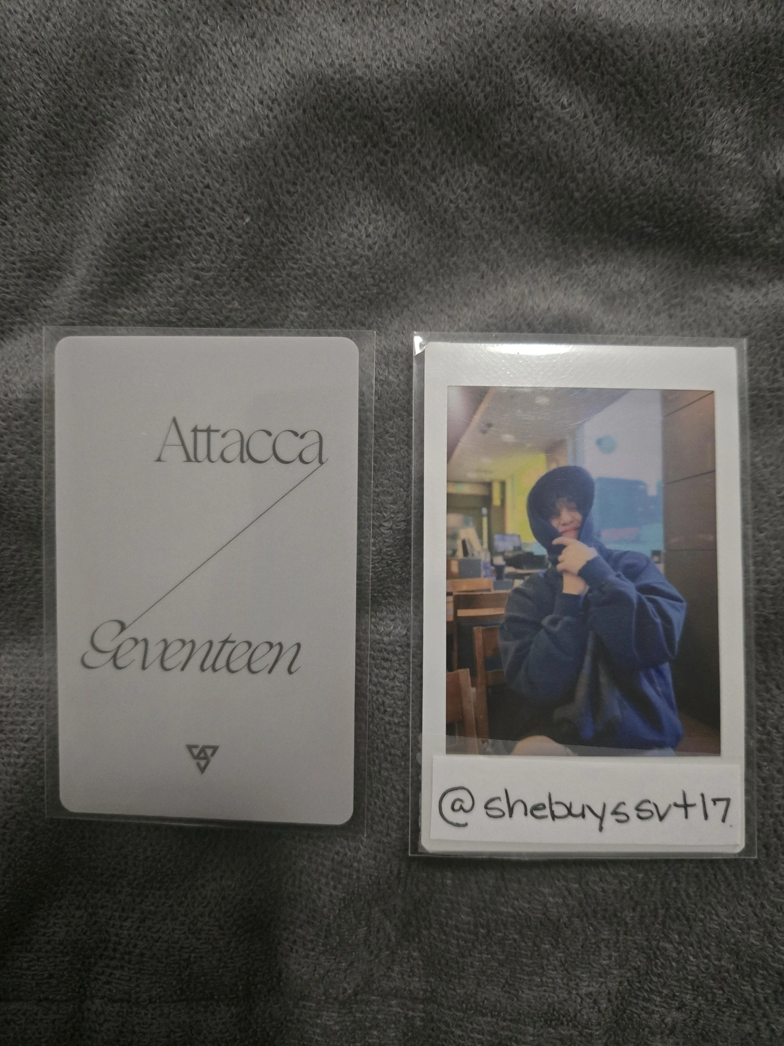 SEVENTEEN Mingyu SEVENTEEN - Mingyu - Attacca Album m2u lucky draw (LD) pvc card round 1 listing photo 2