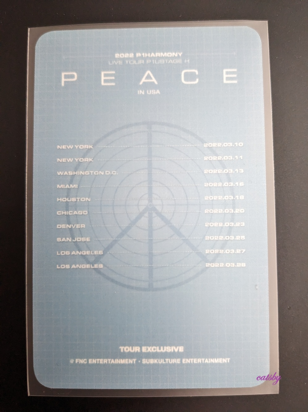 P1Harmony Soul P1Harmony - Soul - 2022 P1Harmony Live Tour [P1ustage H: Peace] Event tour exclusive listing photo 2
