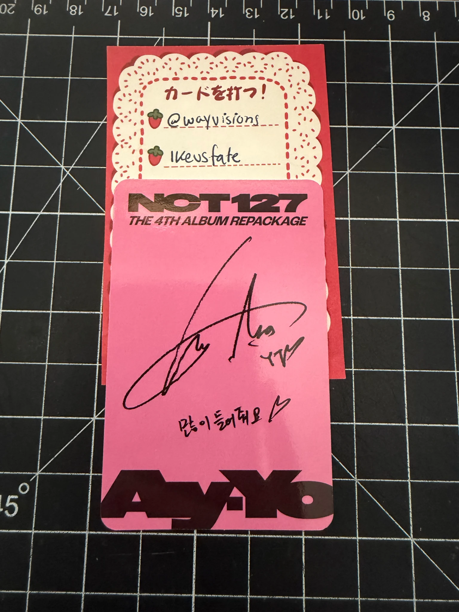 NCT 127 Yuta NCT 127 - Yuta - Ay-yo Album listing photo 2