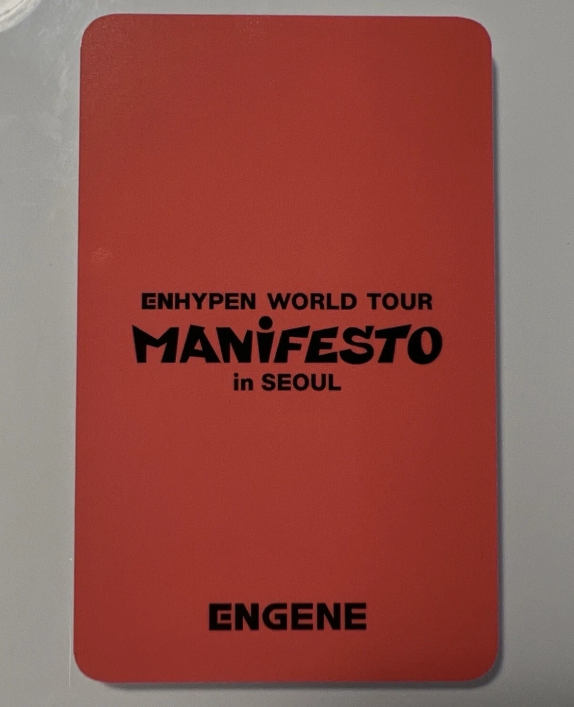 ENHYPEN Evan (Heeseung) ENHYPEN - Heeseung - World Tour 'Manifesto' Event engene zone membership seoul listing photo 2