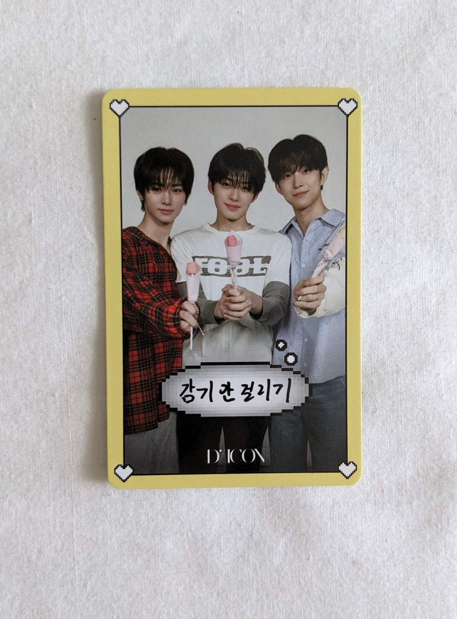 ALPHA DRIVE ONE ALPHA DRIVE ONE - Anxin & Sanghyeon & Geonwoo - DICON VOLUME Nº33: HEARTS GROW ONE (B) Other photocard set photocard calendar dicon listing photo 2