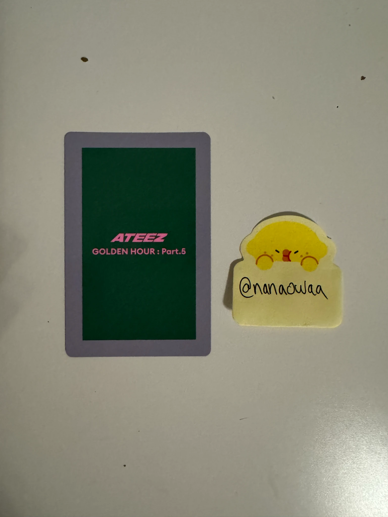 ATEEZ Yunho ATEEZ - Yunho - GOLDEN HOUR : Part.5 Album album photocard diary version version 2 listing photo 2