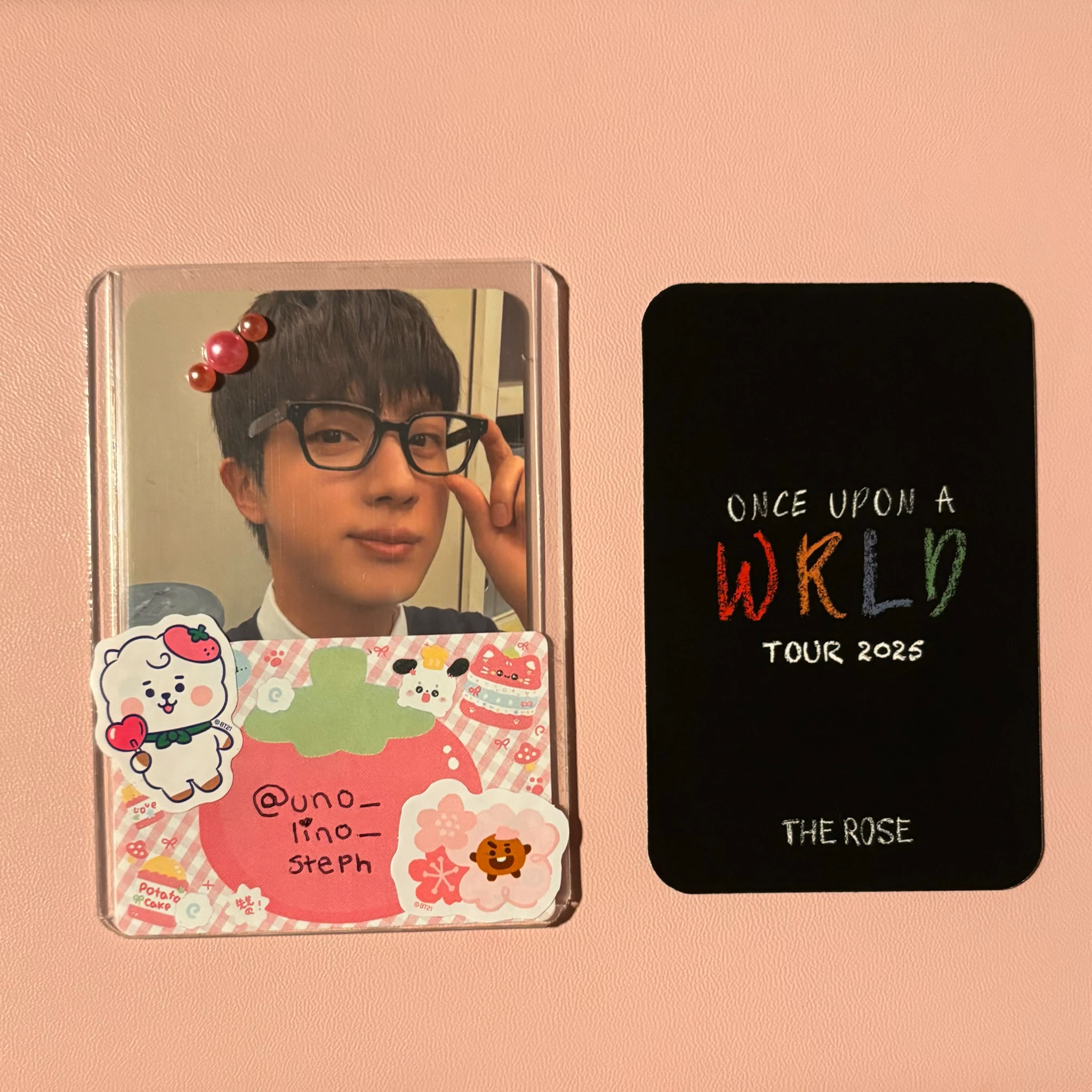 The Rose Taegyeom The Rose - Taegyeom - Once Upon a WRLD Tour Event tour merch merch photocard listing photo 2