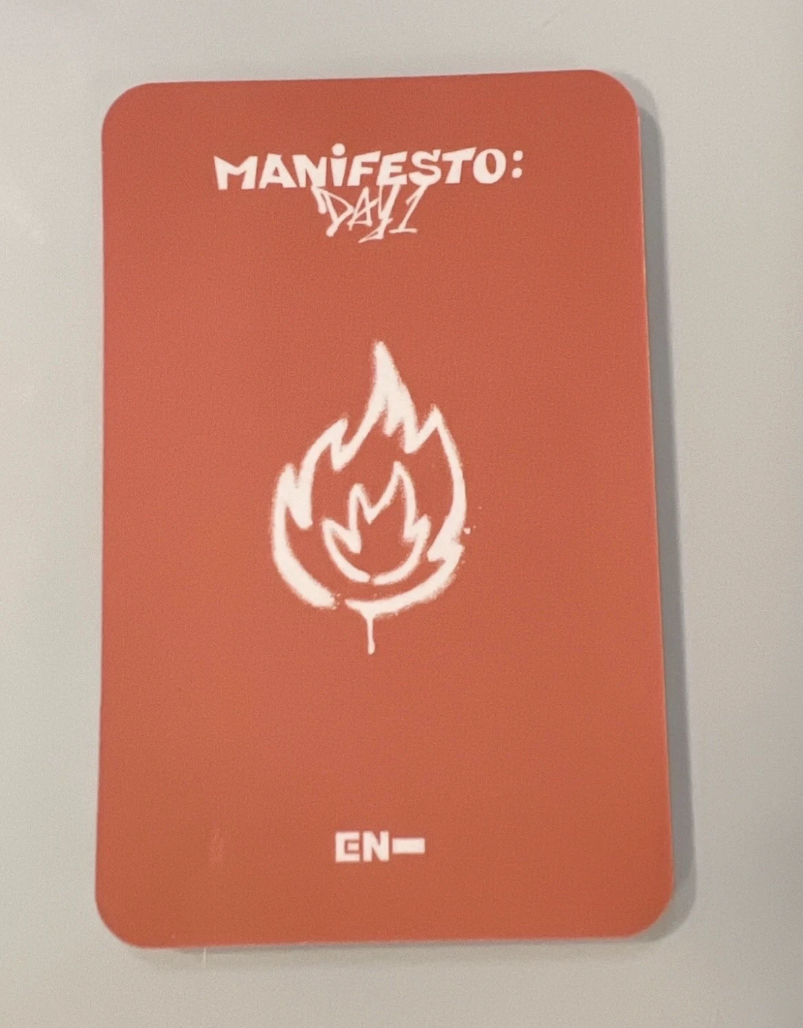 ENHYPEN Evan (Heeseung) ENHYPEN - Heeseung - MANIFESTO: DAY 1 Album yizhiyu round 3 pre-order benefit (pob) listing photo 2