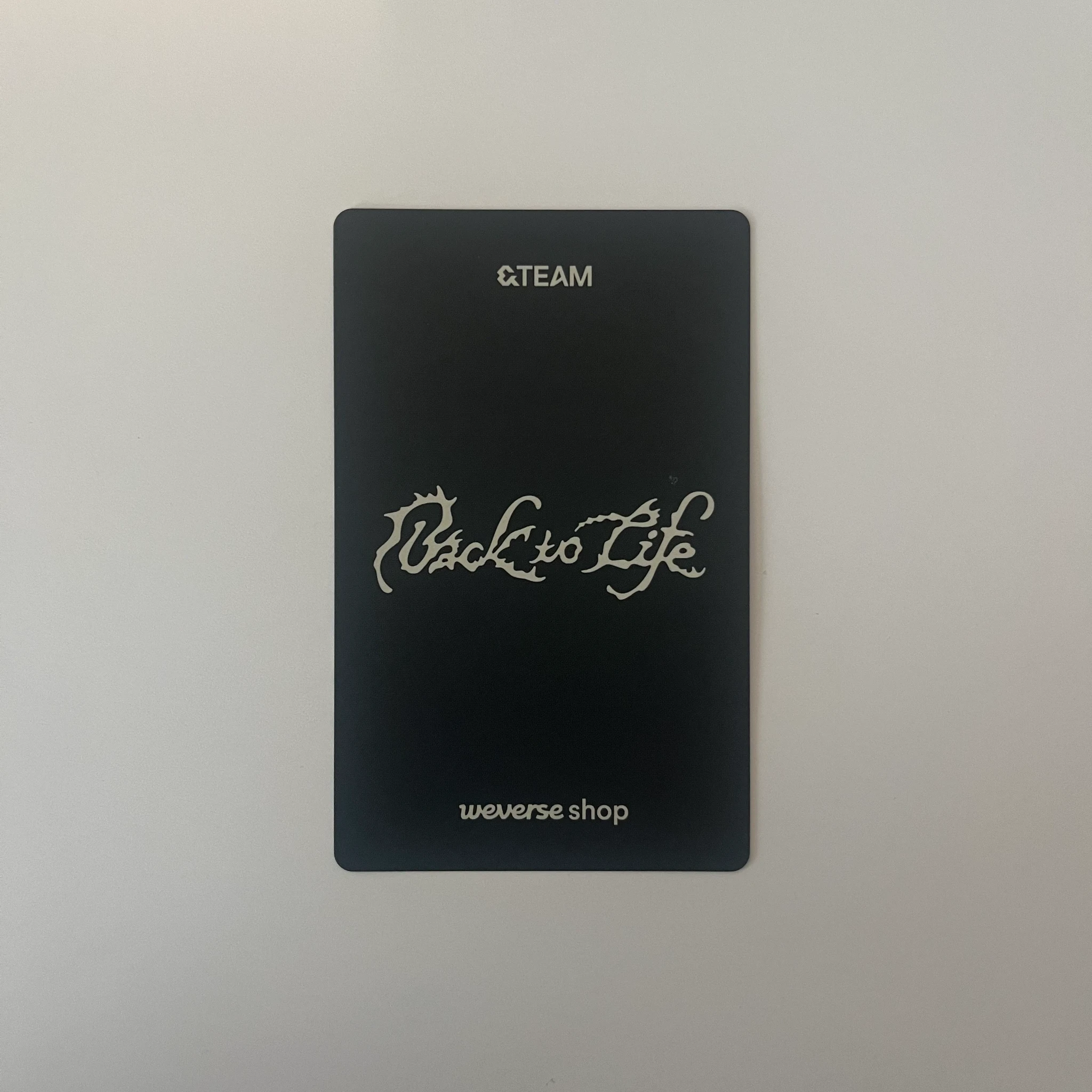 &TEAM Jo &TEAM - Jo - Back to Life  Album pob (pre-order benefit) listing photo 2