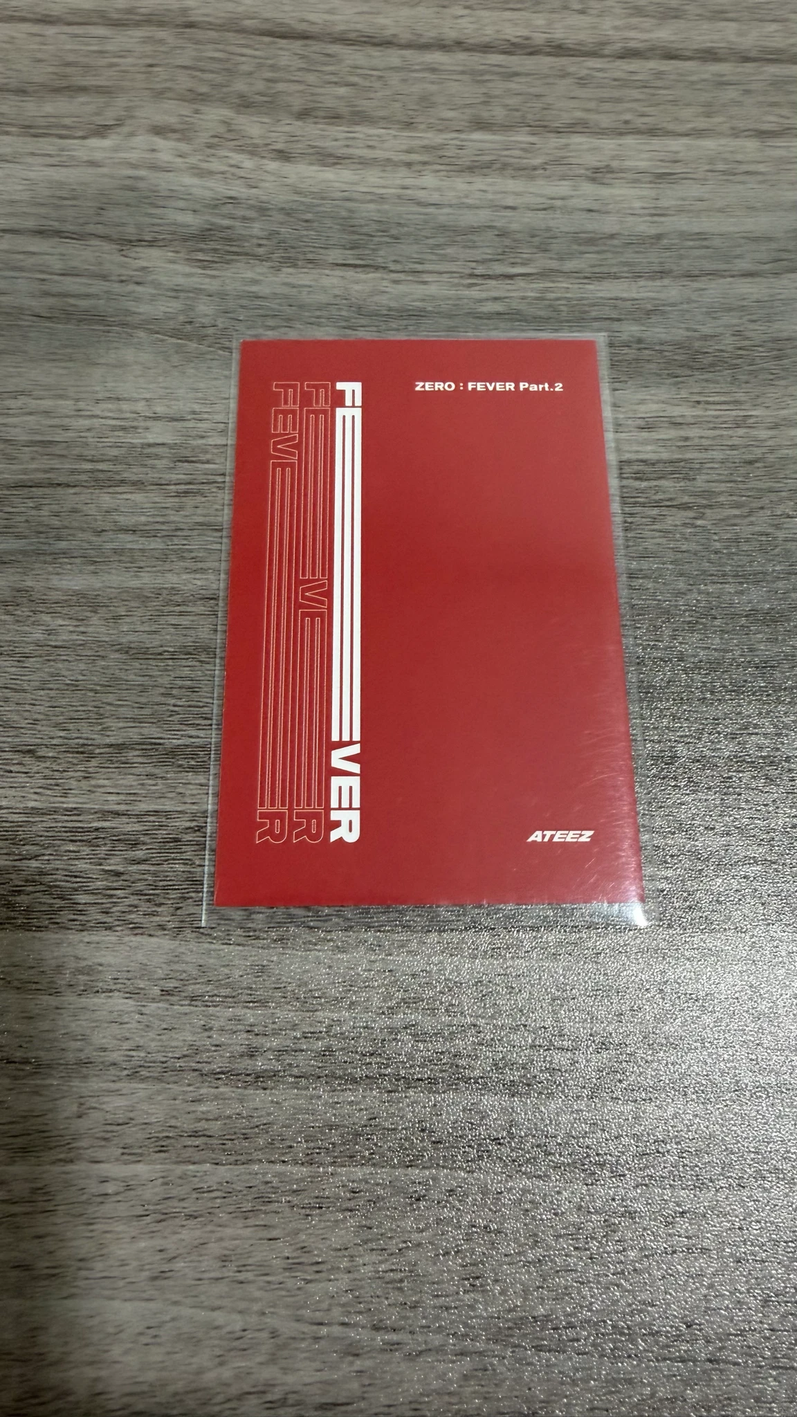 ATEEZ Seonghwa ATEEZ - Seonghwa - ZERO : FEVER Part.2 Album platform version A version image card listing photo 2