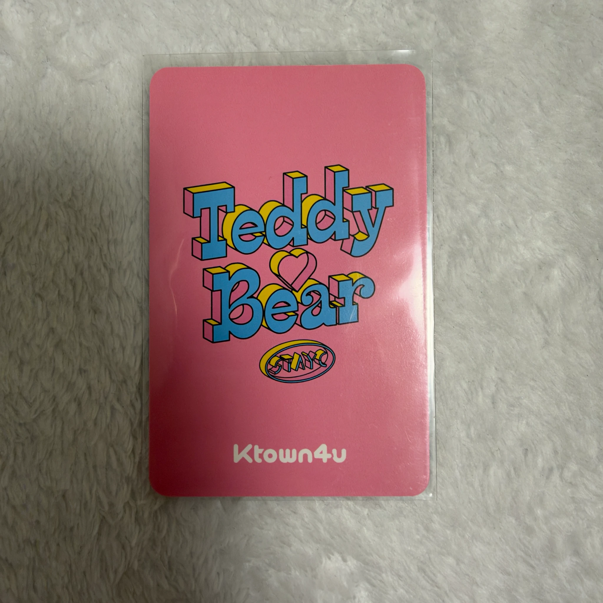 STAYC Sumin STAYC - Sumin - Teddy Bear Album pob (pre-order benefit) ktown4u listing photo 2