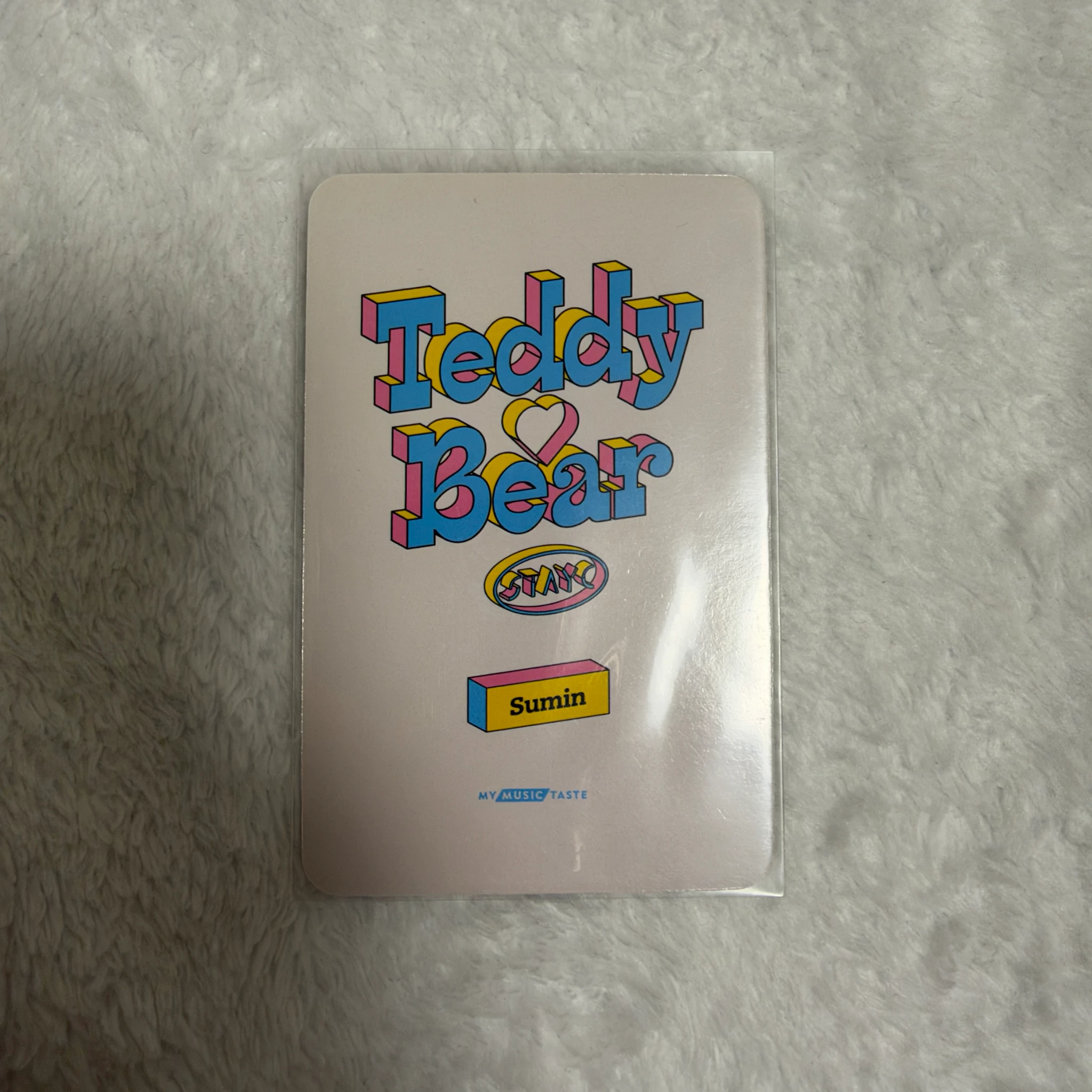 STAYC Sumin STAYC - Sumin - Teddy Bear Album pob (pre-order benefit) mymusictaste (mmt) listing photo 2