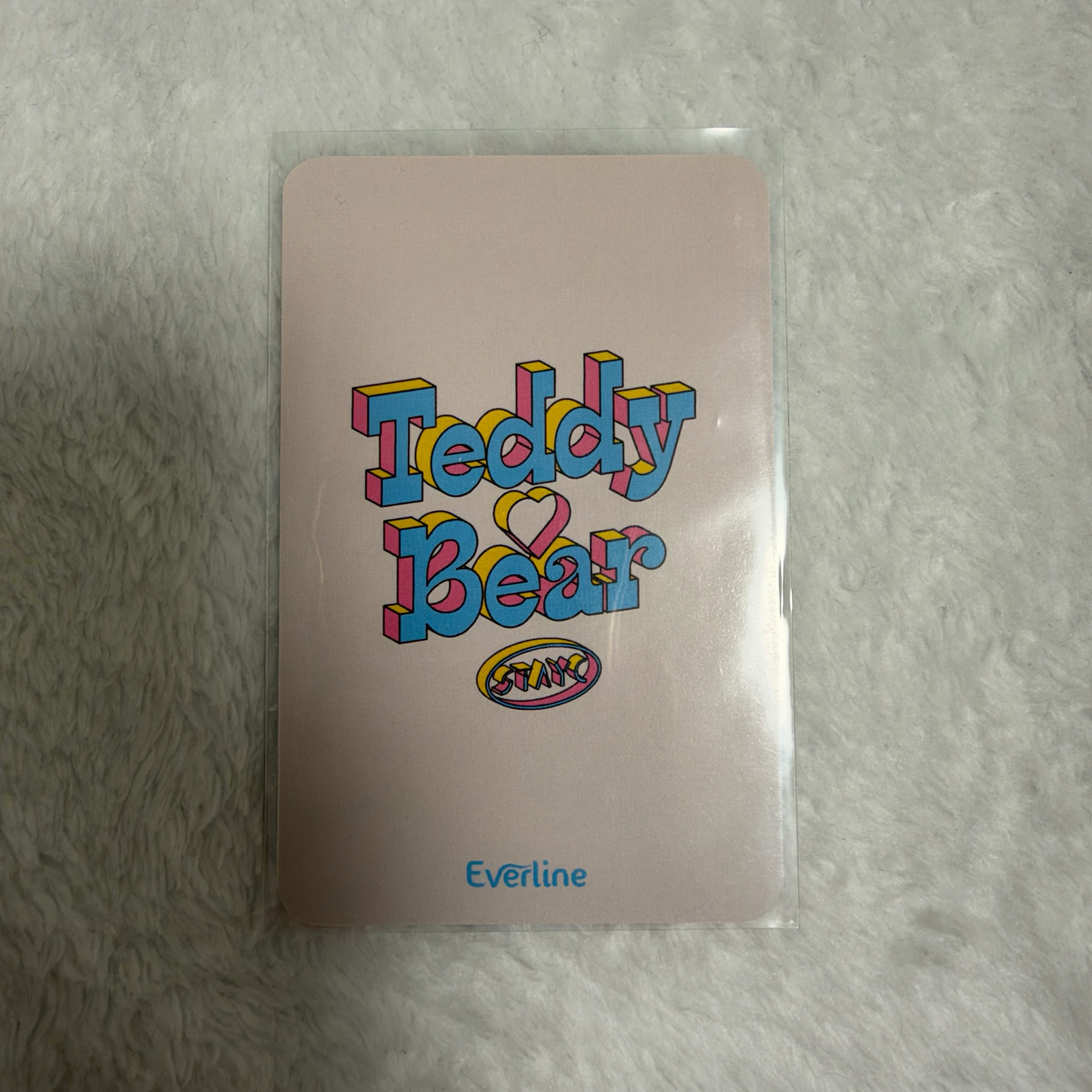 STAYC Sumin STAYC - Sumin - Teddy Bear Album everline pob (pre-order benefit) round 1 listing photo 2