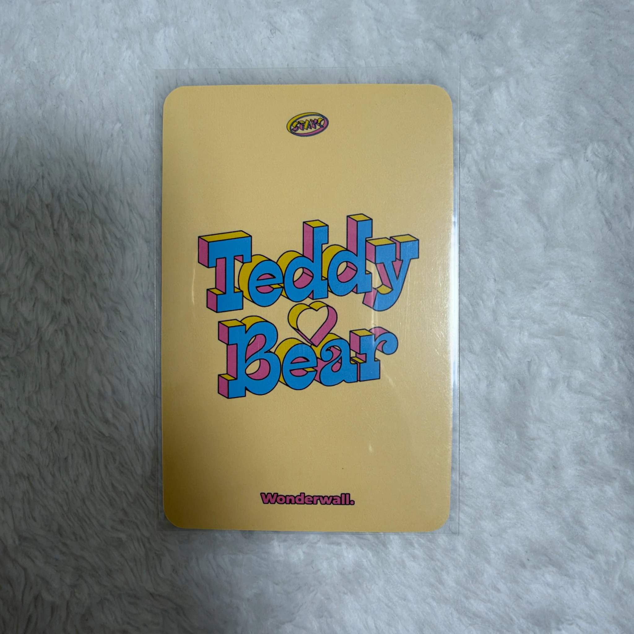STAYC Sumin STAYC - Sumin - Teddy Bear Album wonderwall lucky draw (LD) listing photo 2