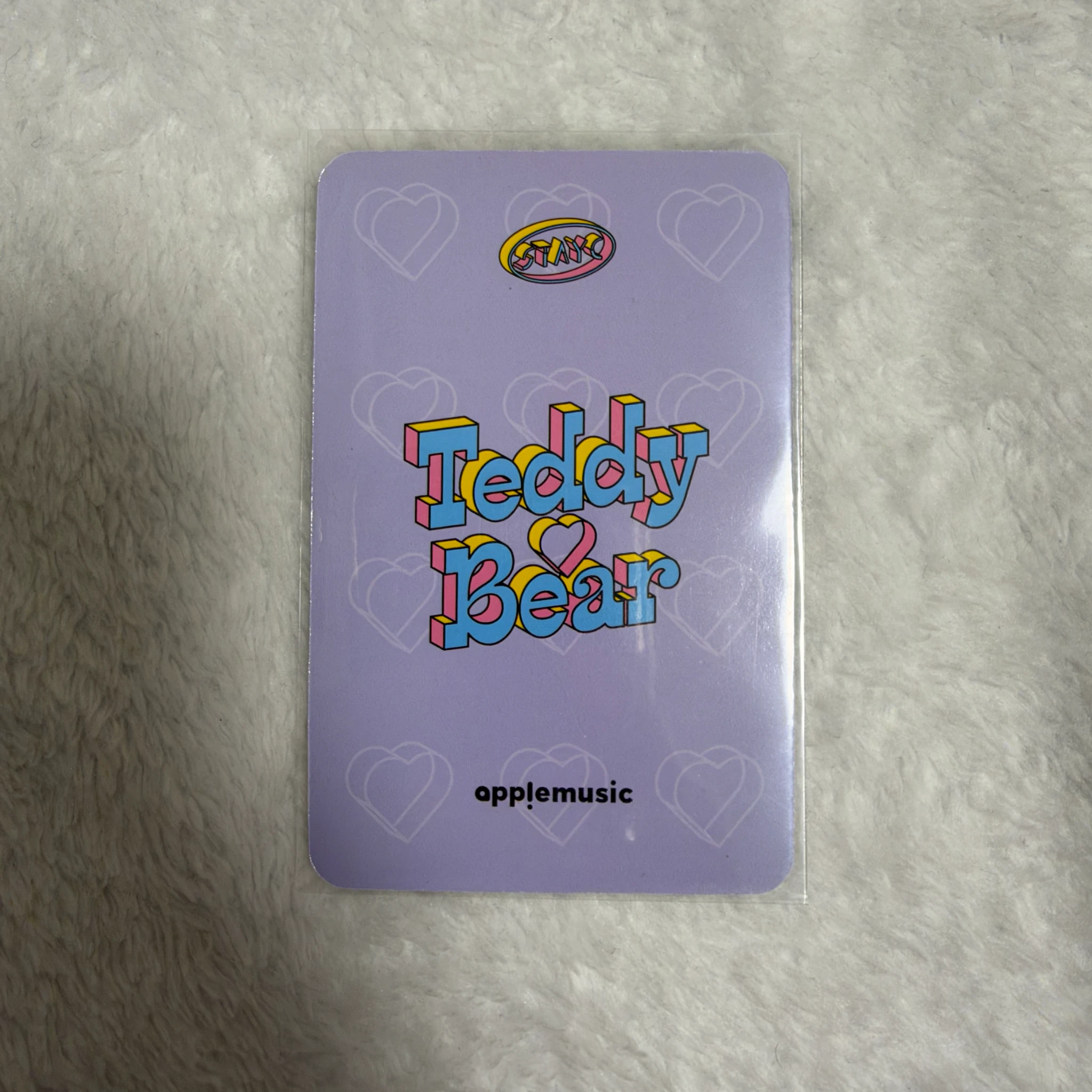 STAYC Sumin STAYC - Sumin - Teddy Bear Album apple music fansign round 2 listing photo 2