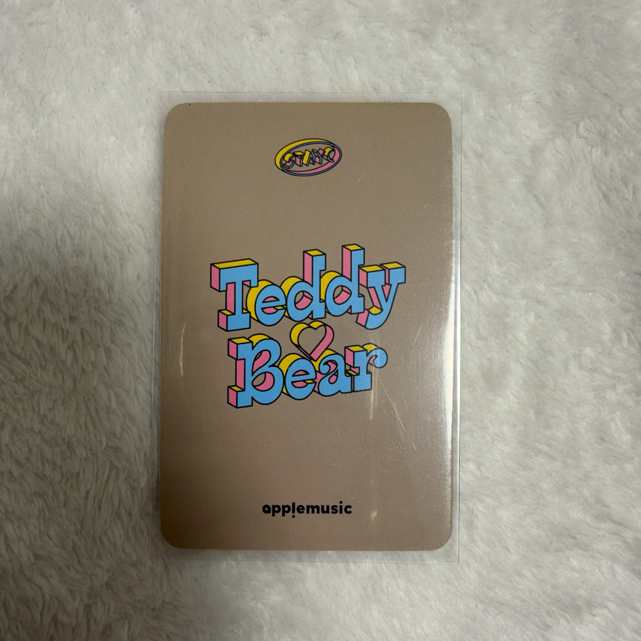 STAYC Yoon STAYC - Yoon - Teddy Bear Album apple music pob (pre-order benefit) listing photo 2