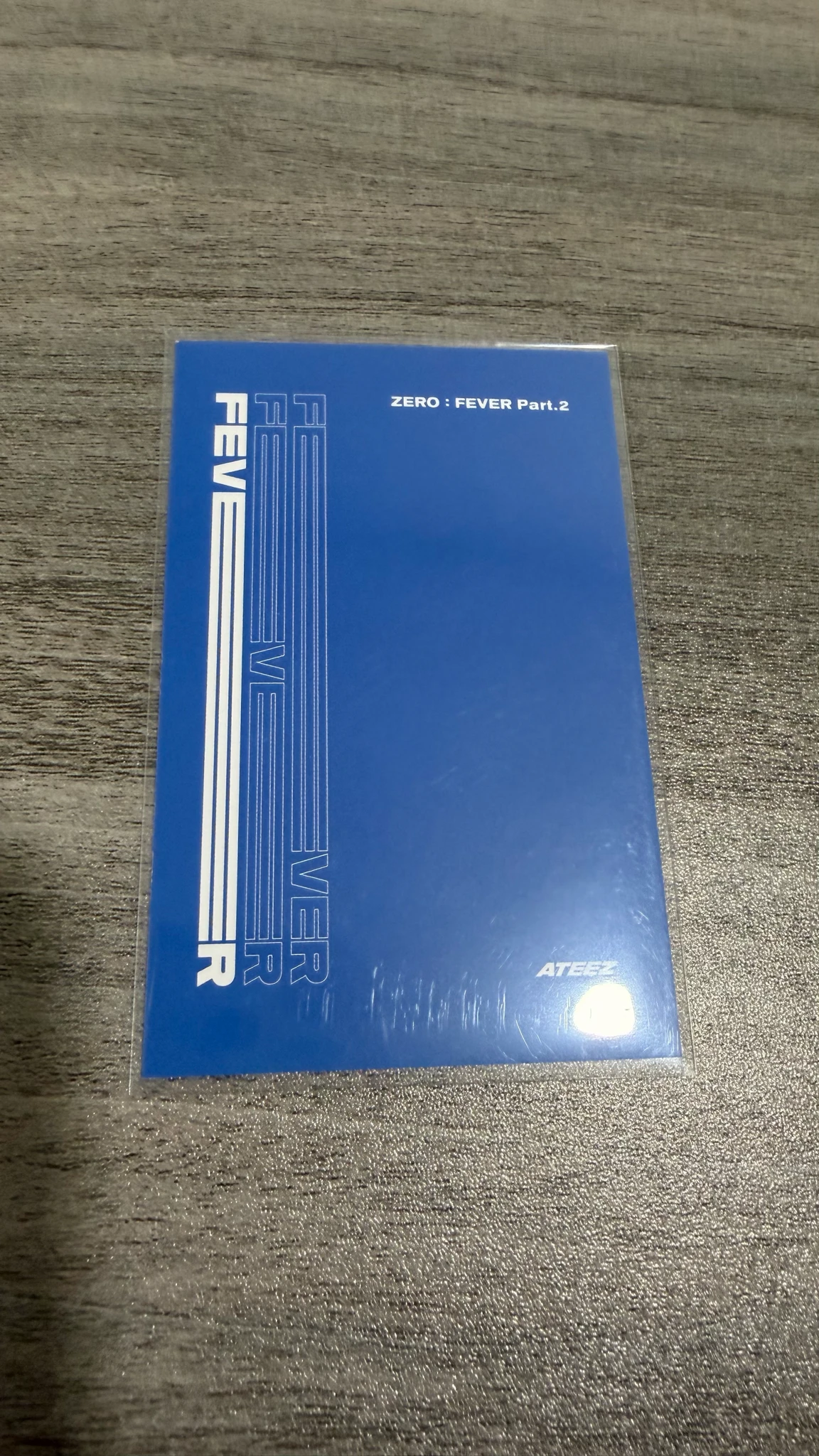 ATEEZ Hongjoong ATEEZ - Hongjoong - ZERO : FEVER Part.2 Album album inclusion Z version postcard item set lyric postcard listing photo 2