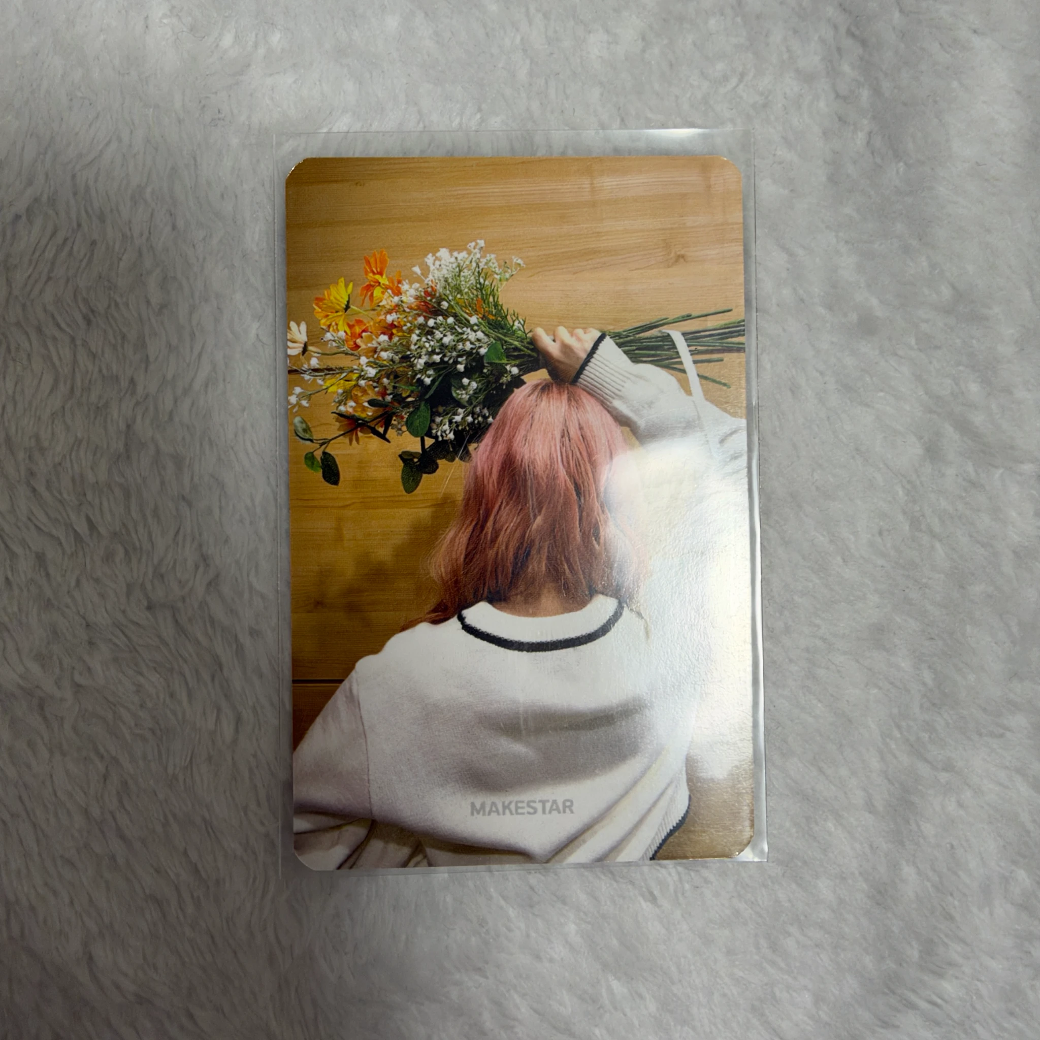 STAYC Sumin STAYC - Sumin - Teddy Bear Album double-sided fansign makestar video call (fancall) round 1 listing photo 2