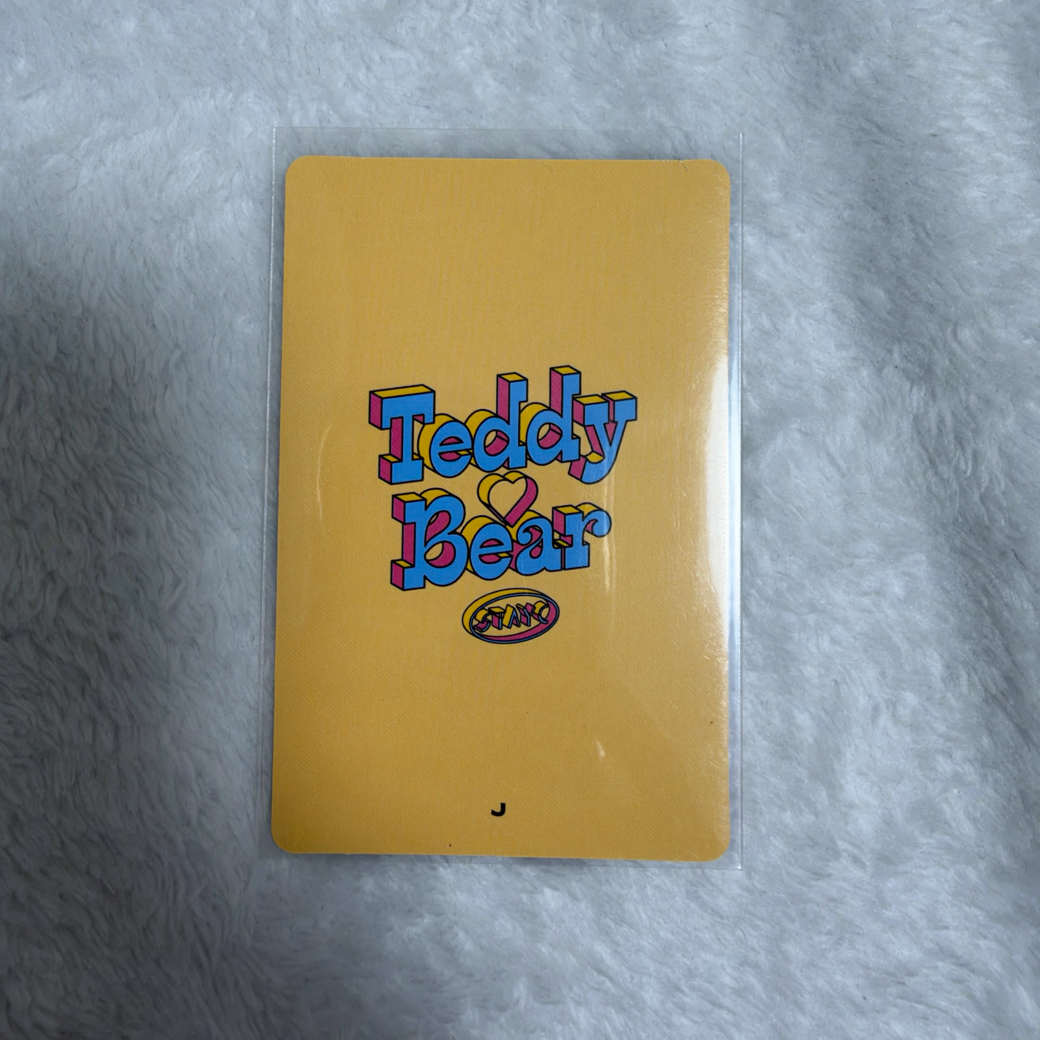STAYC J STAYC - J - Teddy Bear Album album photocard listing photo 2