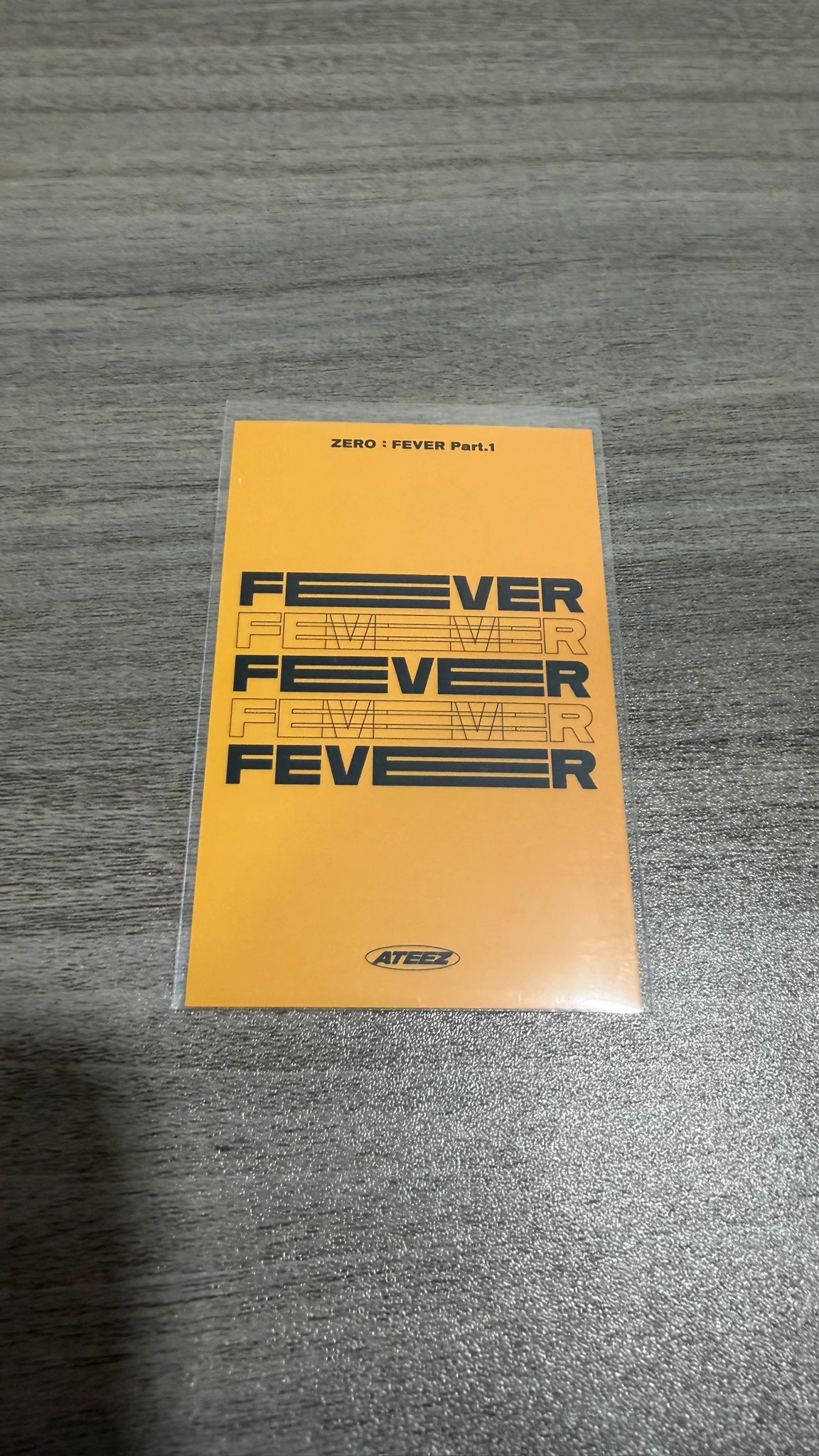 ATEEZ Hongjoong ATEEZ - Hongjoong - ZERO : FEVER Part.1 Album postcard set lyric postcard inception version postcard album inclusion listing photo 2