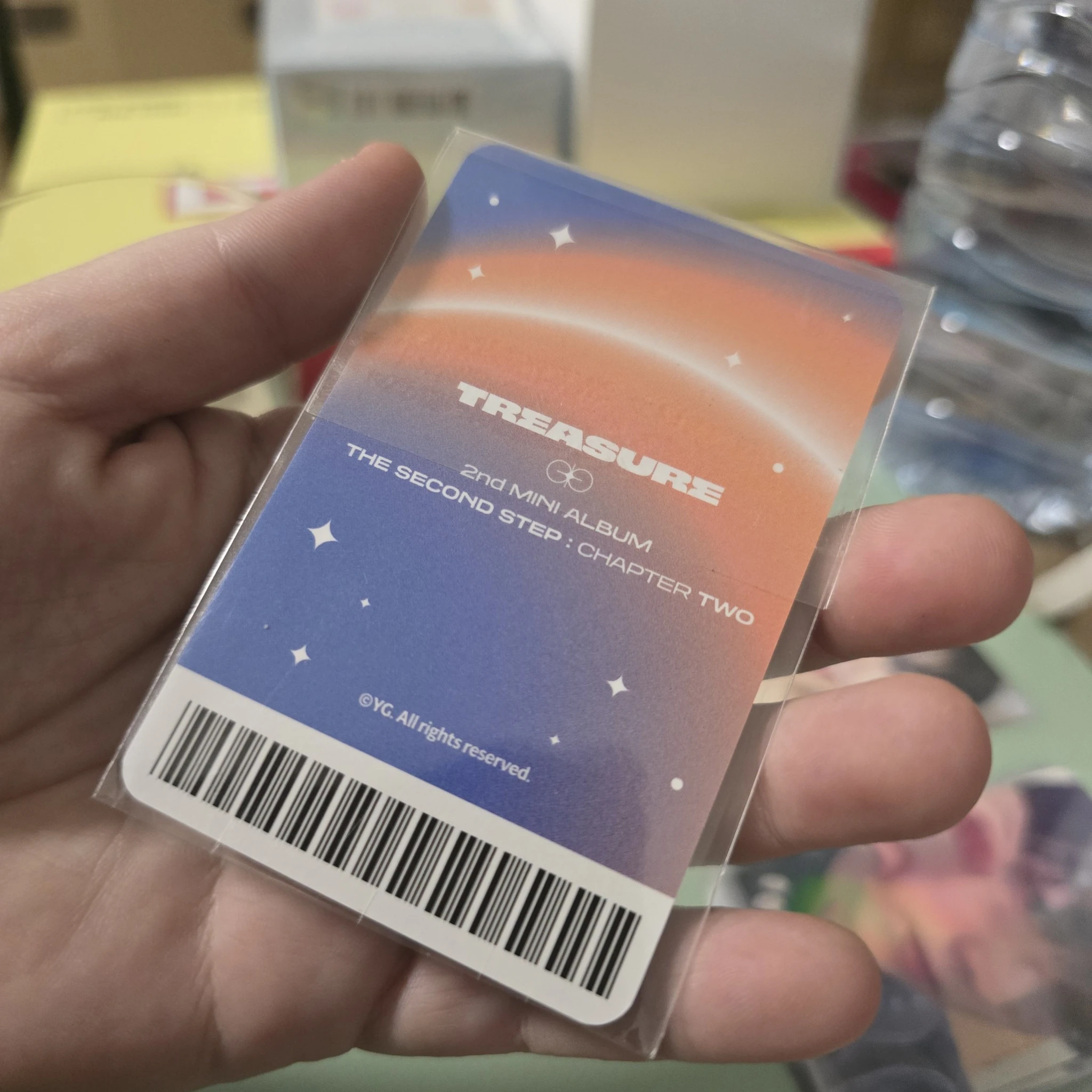 TREASURE Jihoon TREASURE - Jihoon - THE SECOND STEP : CHAPTER TWO Album yg select pob (pre-order benefit) digipack version concept card listing photo 2