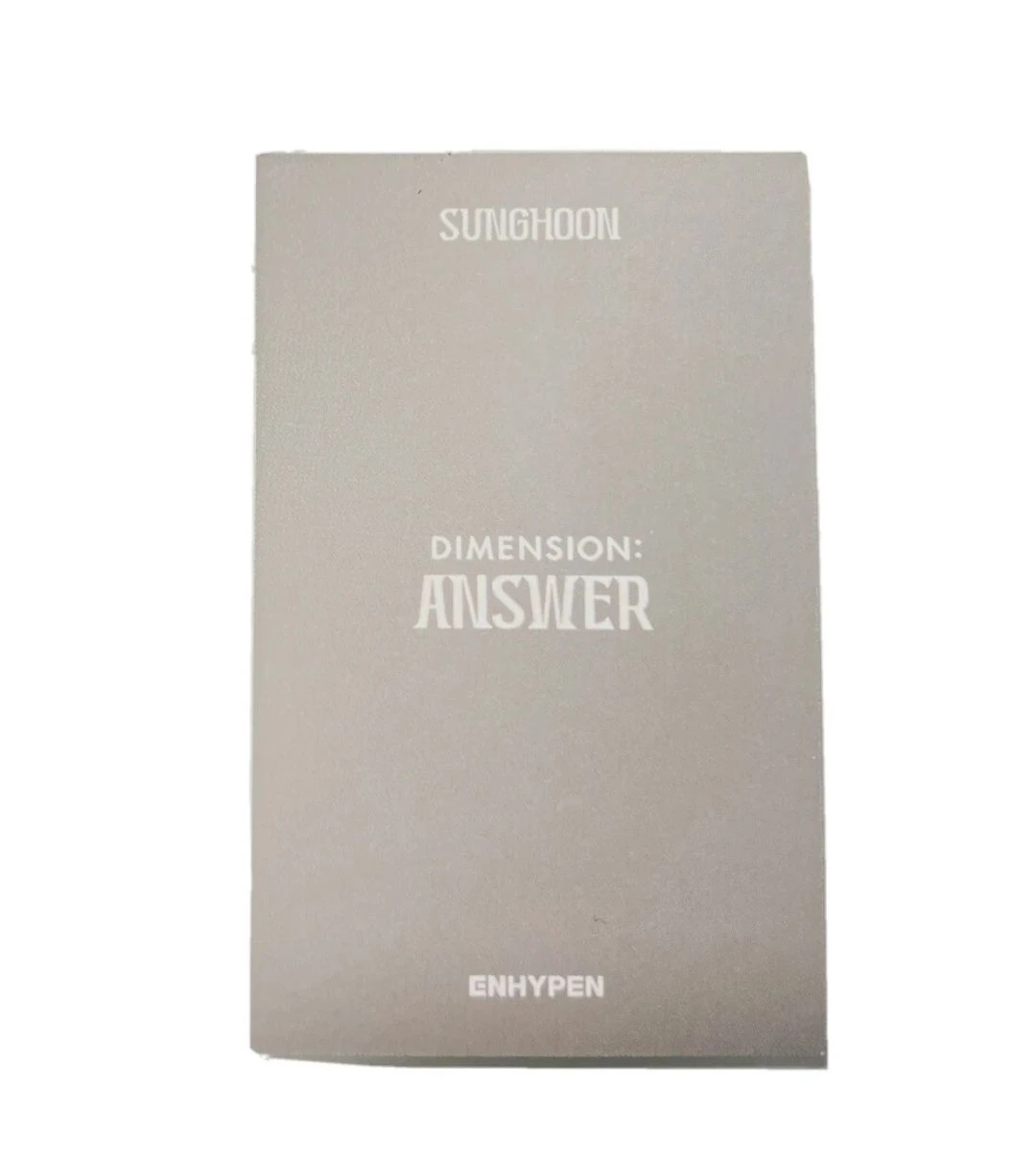ENHYPEN Sunghoon ENHYPEN - Sunghoon - DIMENSION : ANSWER Album album photocard korean album no version polaroid listing photo 2