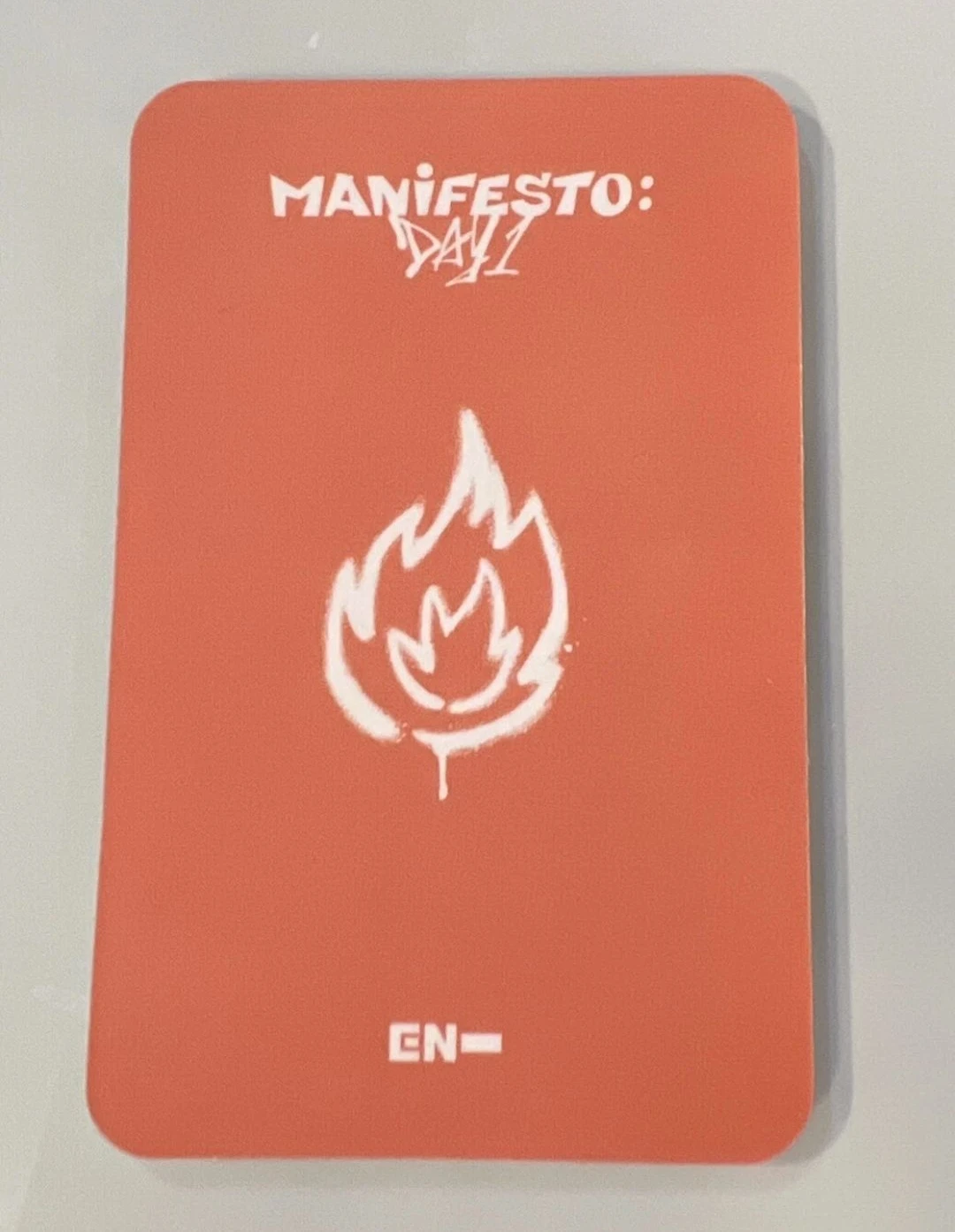 ENHYPEN Jake ENHYPEN - Jake - MANIFESTO: DAY 1 Album yizhiyu round 3 lucky draw listing photo 2