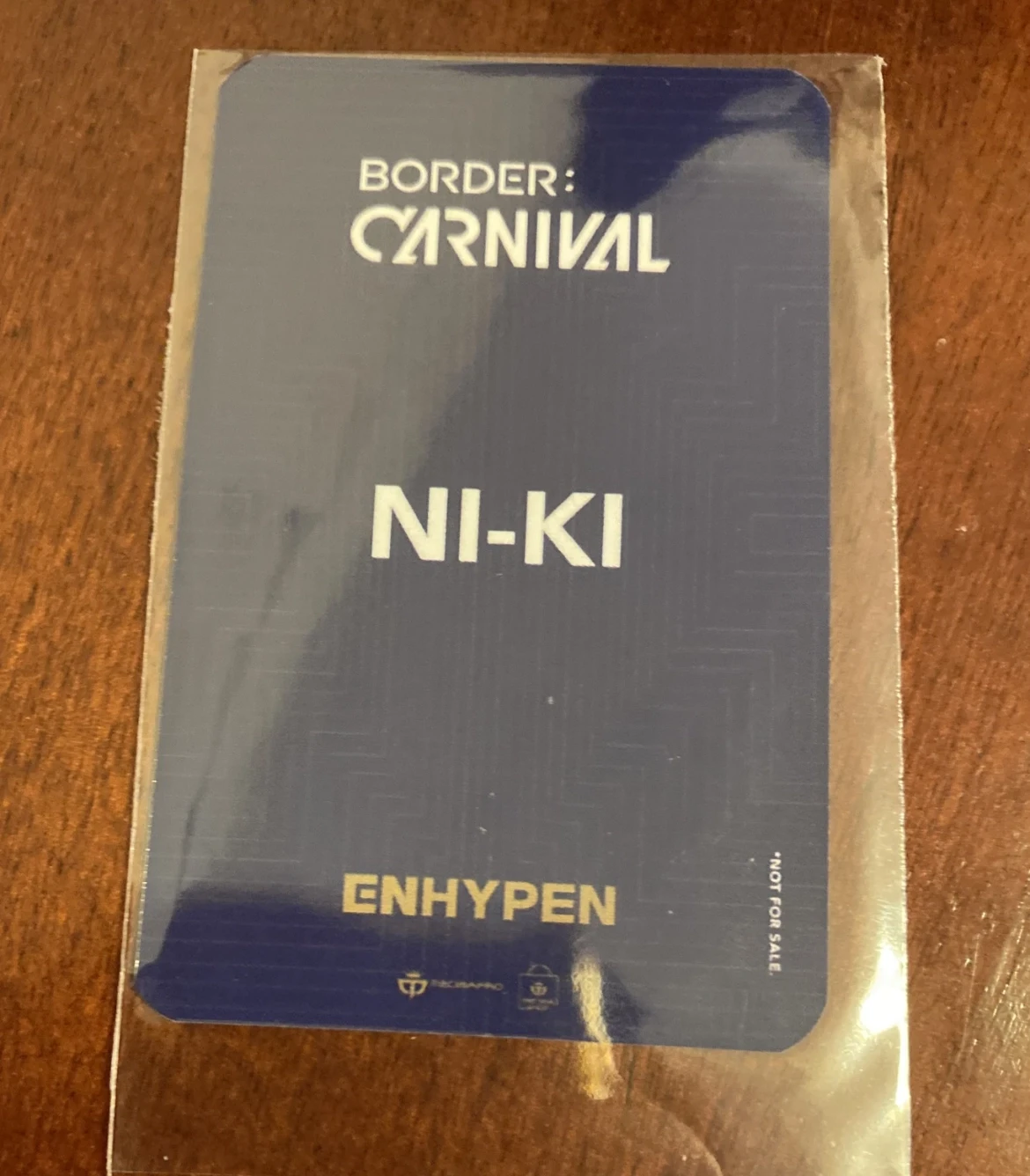 ENHYPEN Ni-ki ENHYPEN - BORDER: CARNIVAL Album mecima pob (pre-order benefit) listing photo 2