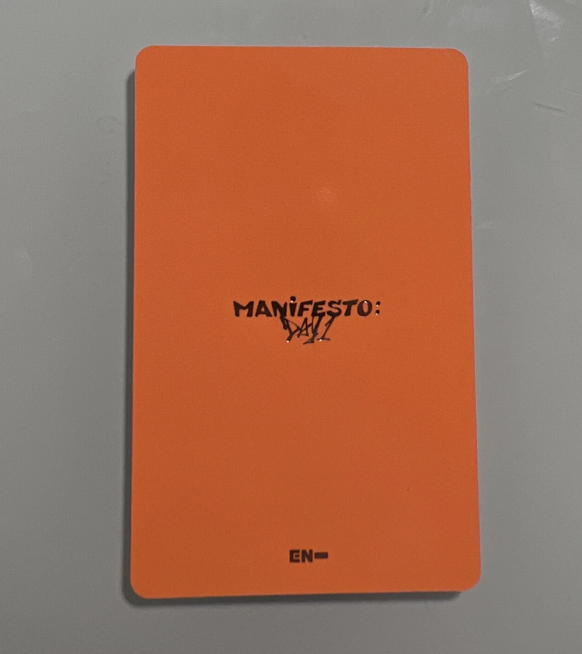 ENHYPEN Jay ENHYPEN - Jay - MANIFESTO: DAY 1 Album album photocard korean album standard version D version M version J version listing photo 2