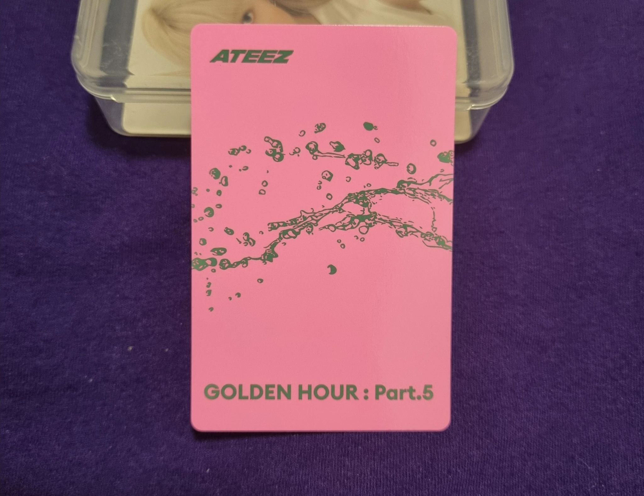 ATEEZ Yeosang ATEEZ - Yeosang - GOLDEN HOUR : Part.5 Album poca album album photocard A version listing photo 2