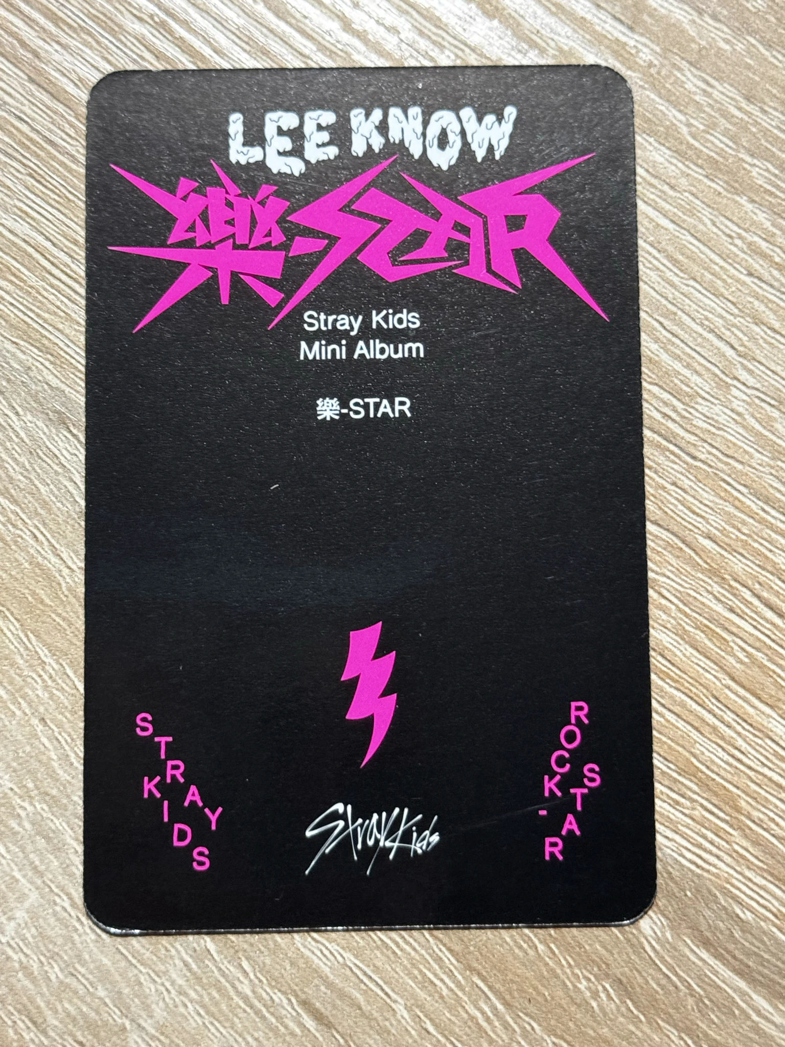 Stray Kids Lee Know Stray Kids - Lee Know - Rock-Star Album album photocard pre-order benefit postcard version listing photo 2