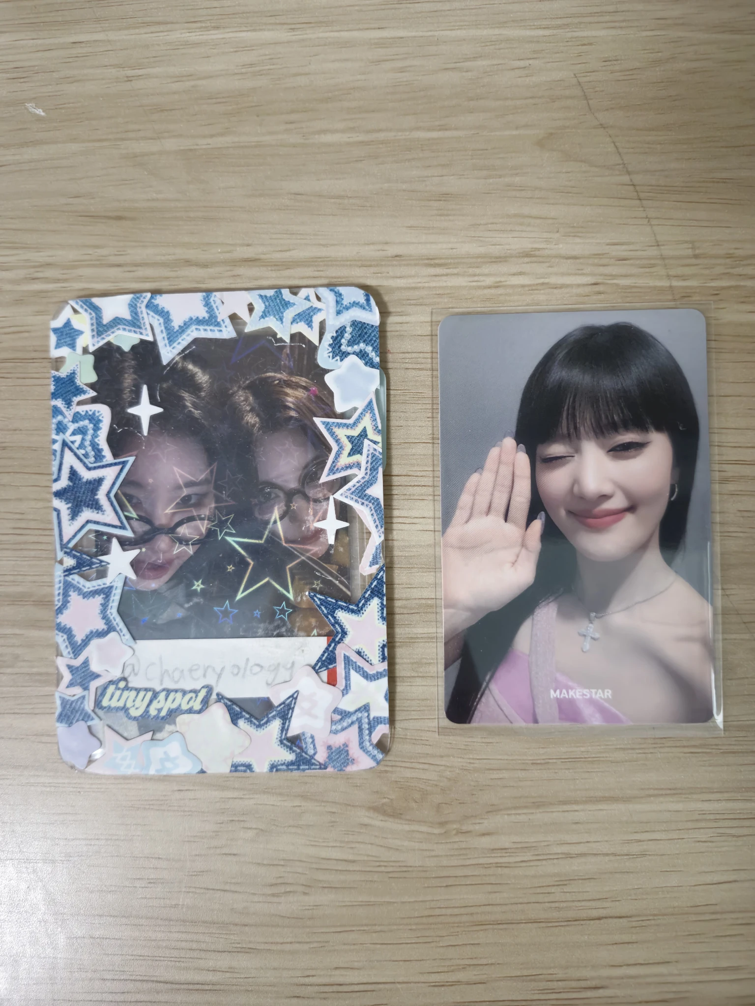 i-dle Minnie i-dle - Minnie - I Feel Album makestar poca album fansign video call round 6 double-sided front side listing photo 2