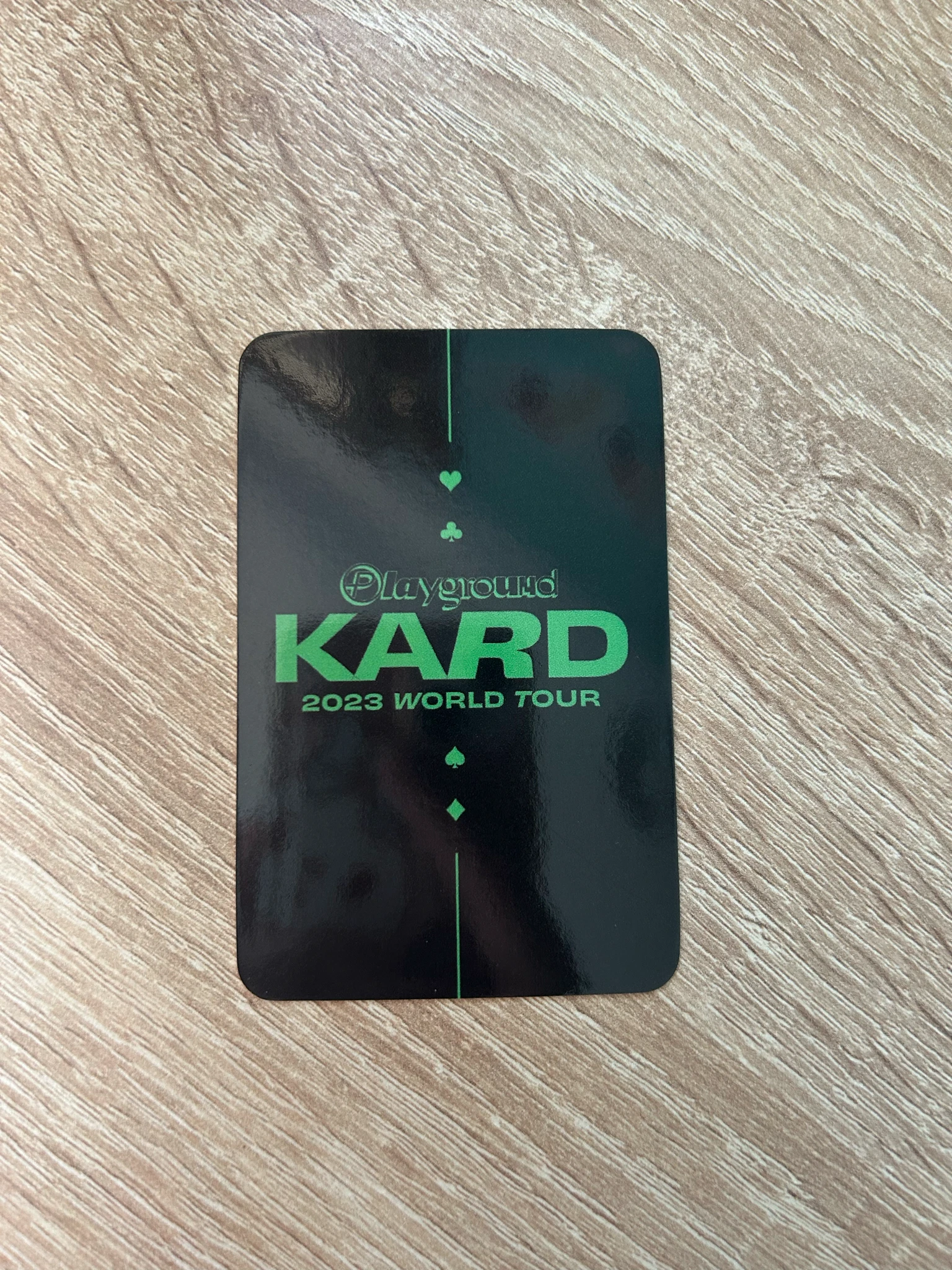 KARD Jiwoo KARD - Jiwoo - KARD 2023 World Tour Playground Event merch photocard photocard set tour merch listing photo 2