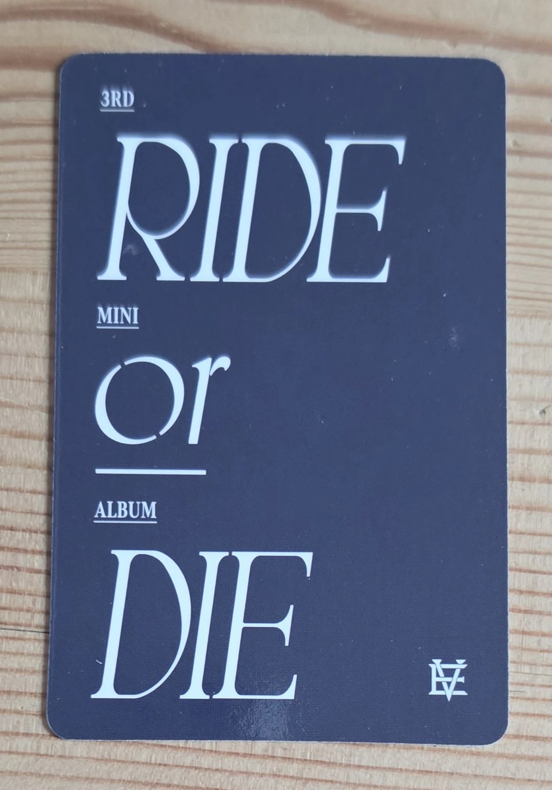EVNNE Lee Jeonghyeon EVNNE - Lee Jeonghyeon - RIDE or DIE Album album photocard truth version listing photo 2