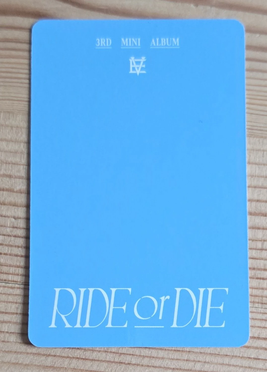 EVNNE Lee Jeonghyeon EVNNE - Lee Jeonghyeon - RIDE or DIE Album album photocard digipack version listing photo 2