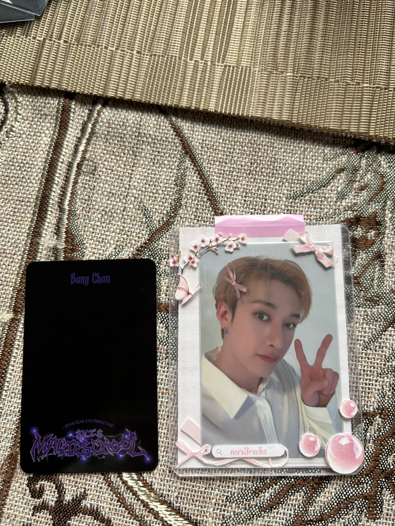 Stray Kids Bang Chan Stray Kids - Bang Chan - 4th Fanmeeting - SKZ's Magic School Event day 3 seoul stayzone entrance / attendance benefit listing photo 2