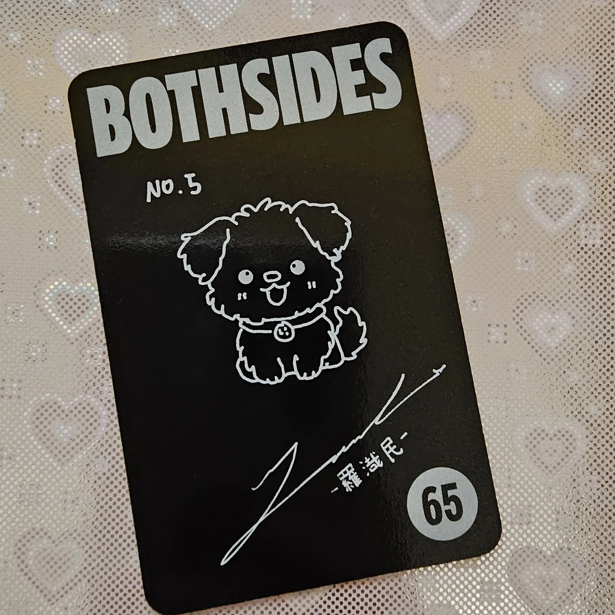 NCT Jaemin NCT - Jaemin - BOTH SIDES (JNJM unit) Album evidence black version album photocard listing photo 2