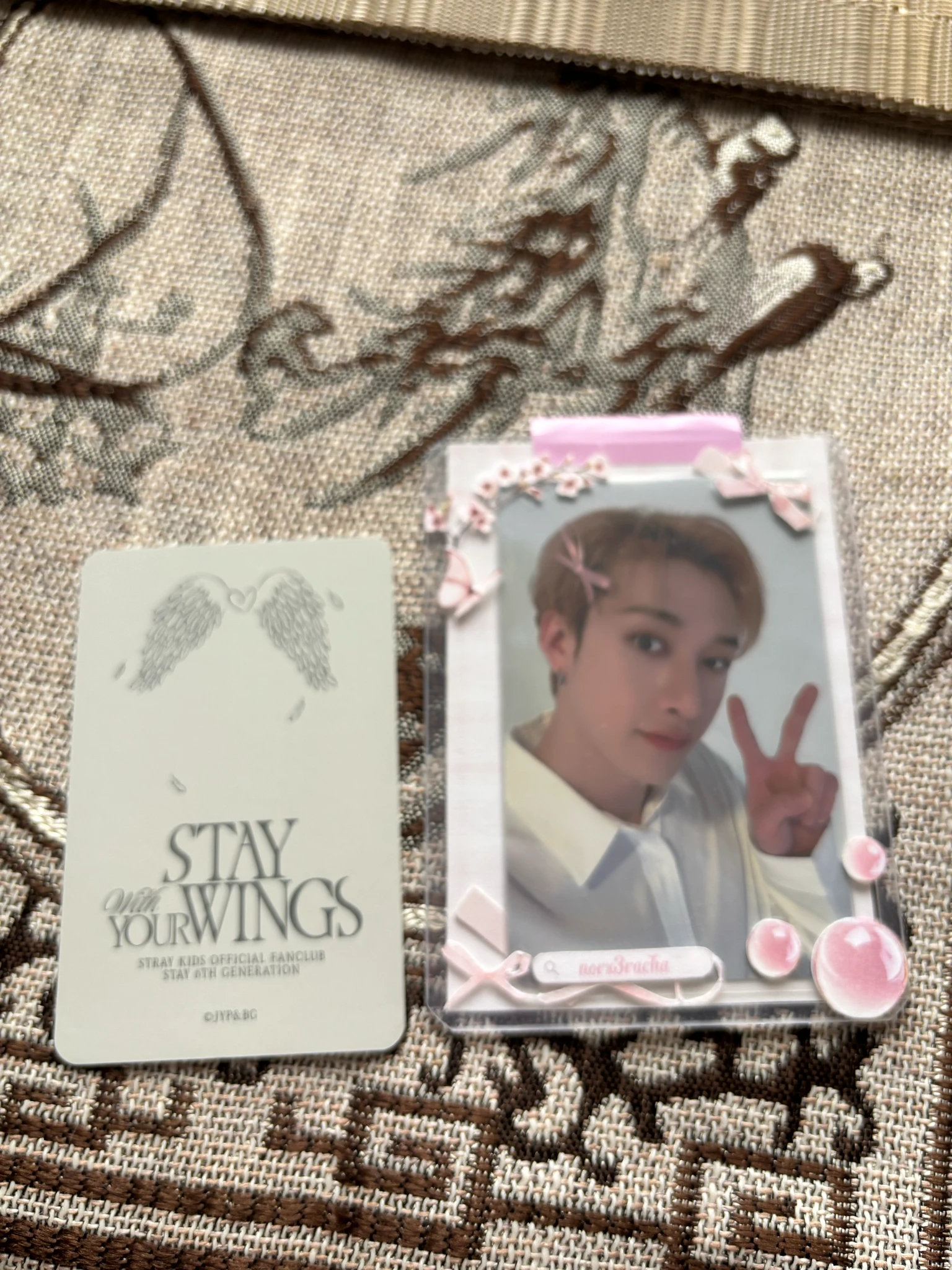 Stray Kids Bang Chan Stray Kids - Bang Chan - STAY With Your Wings-6th Fanclub Other photocard set listing photo 2