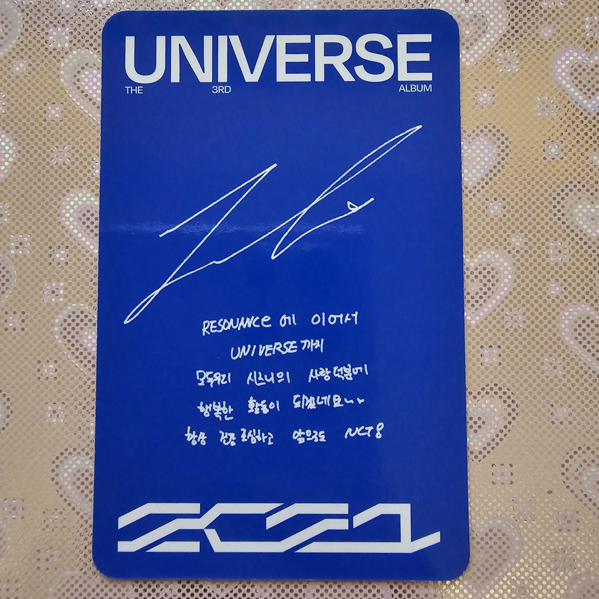 NCT Jaemin NCT - Jaemin - Universe Album album photocard random photocard photobook version listing photo 2